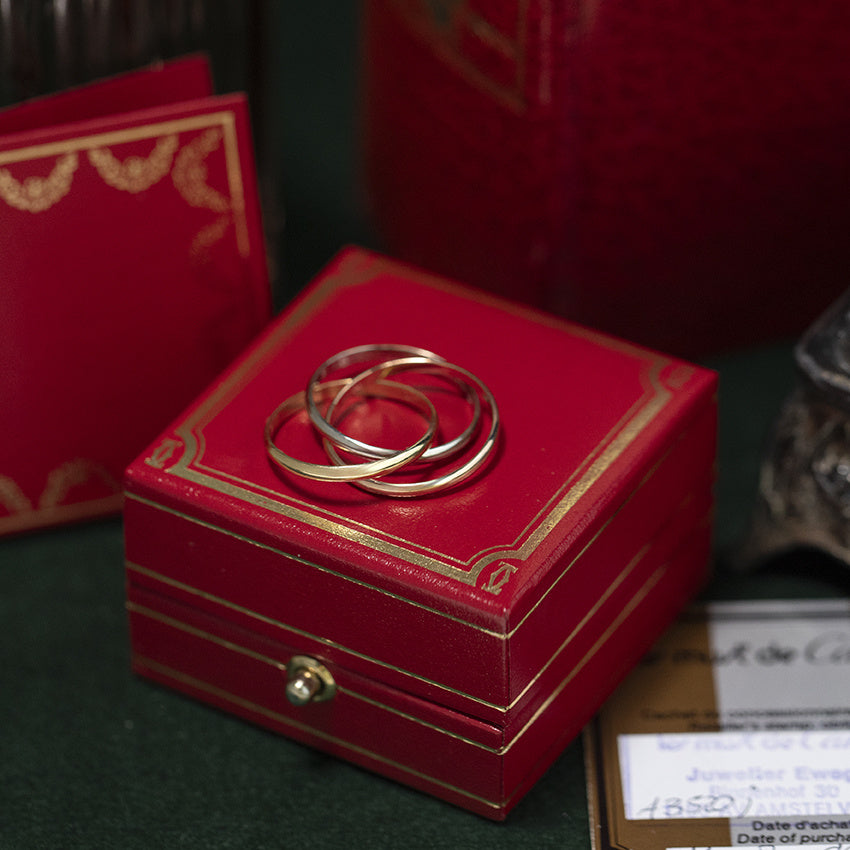 Vintage Cartier Trinity ring 18 kt