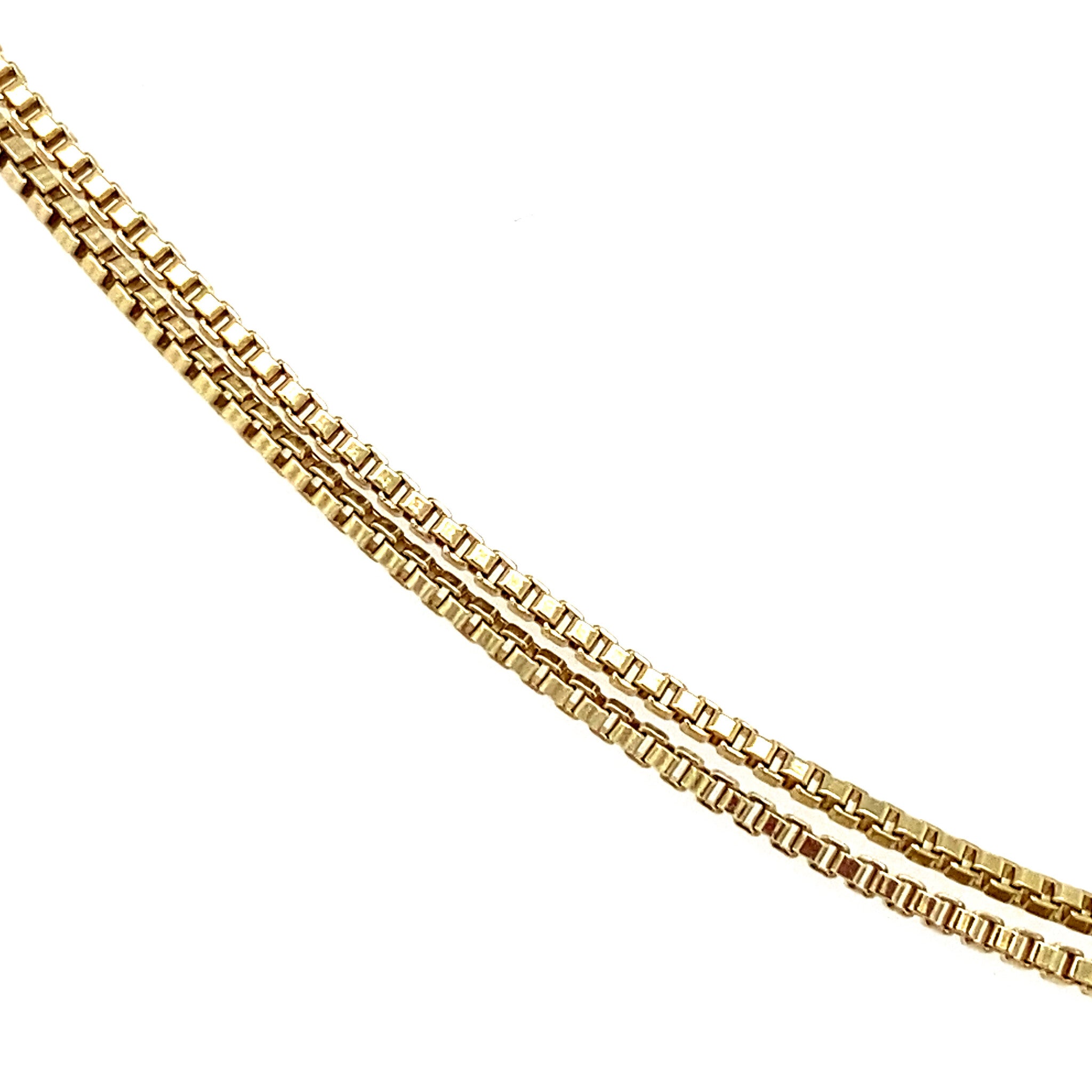 Gouden venetiaan lengtecollier 14 krt