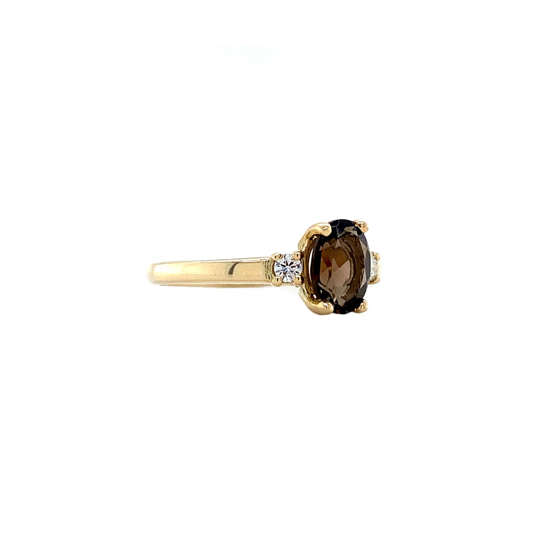 Grace ring 14 kt - Solid rock