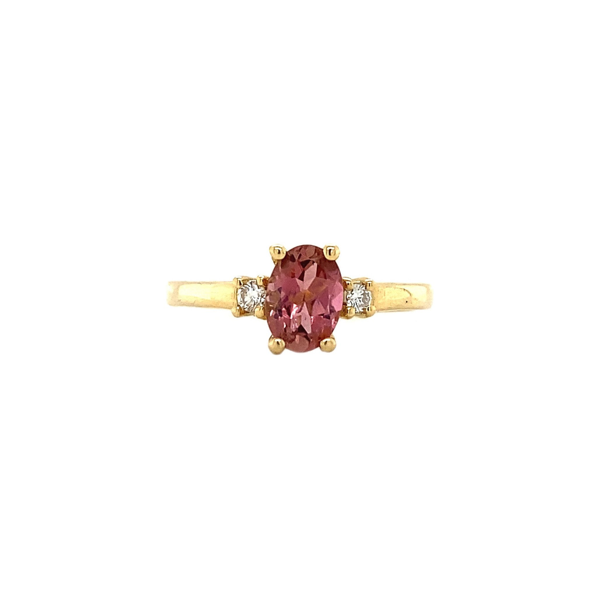 Grace ring 14 krt - Pink Sakura
