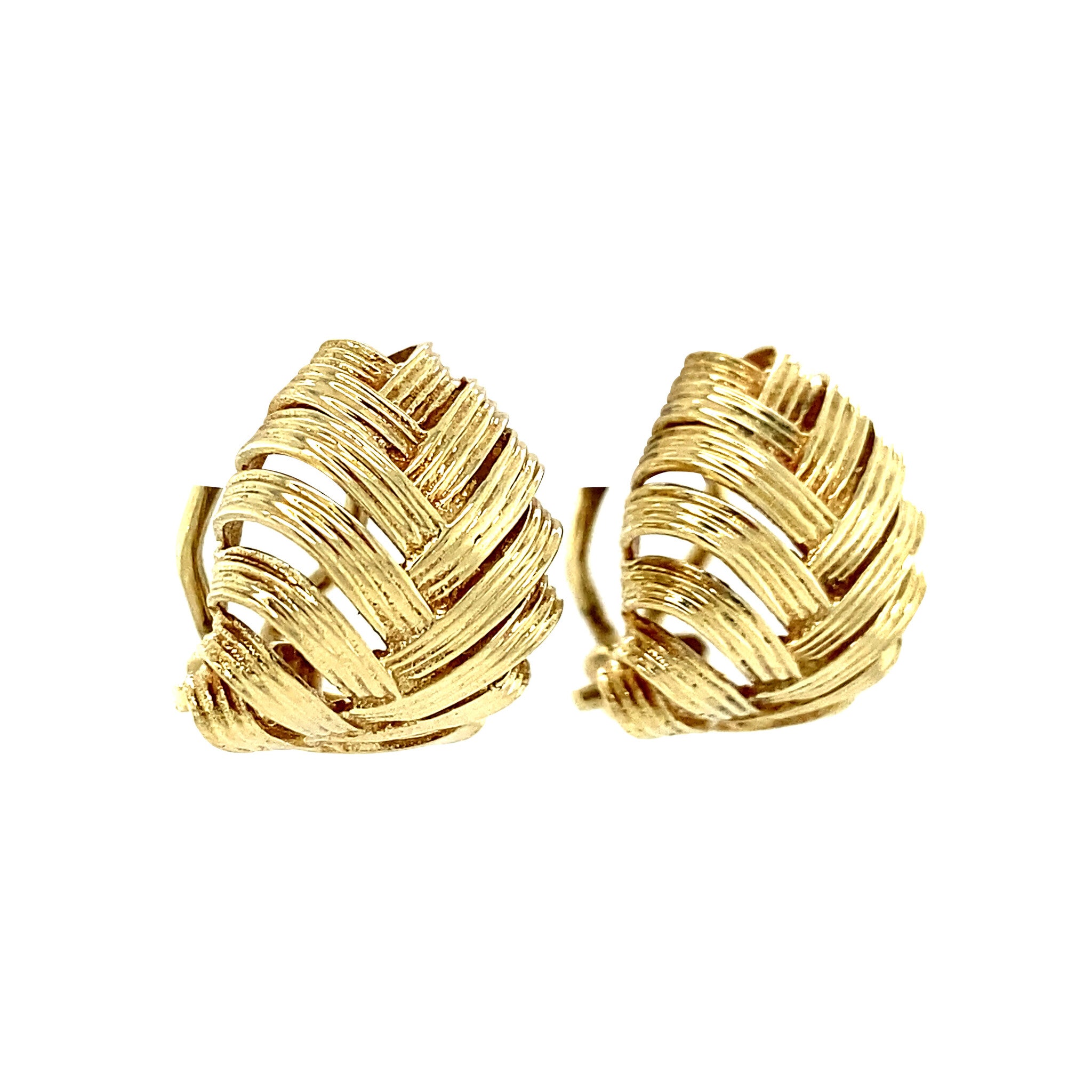 14 kt gold fantasy ear clips