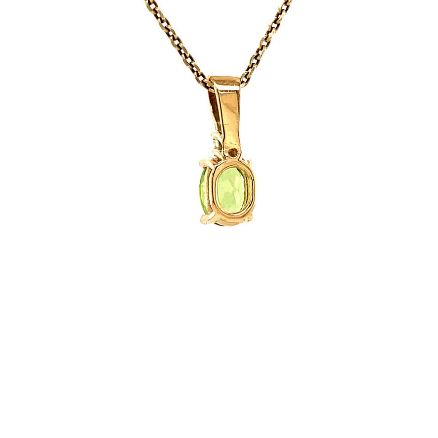 Grace pendant 14 krt - Lime