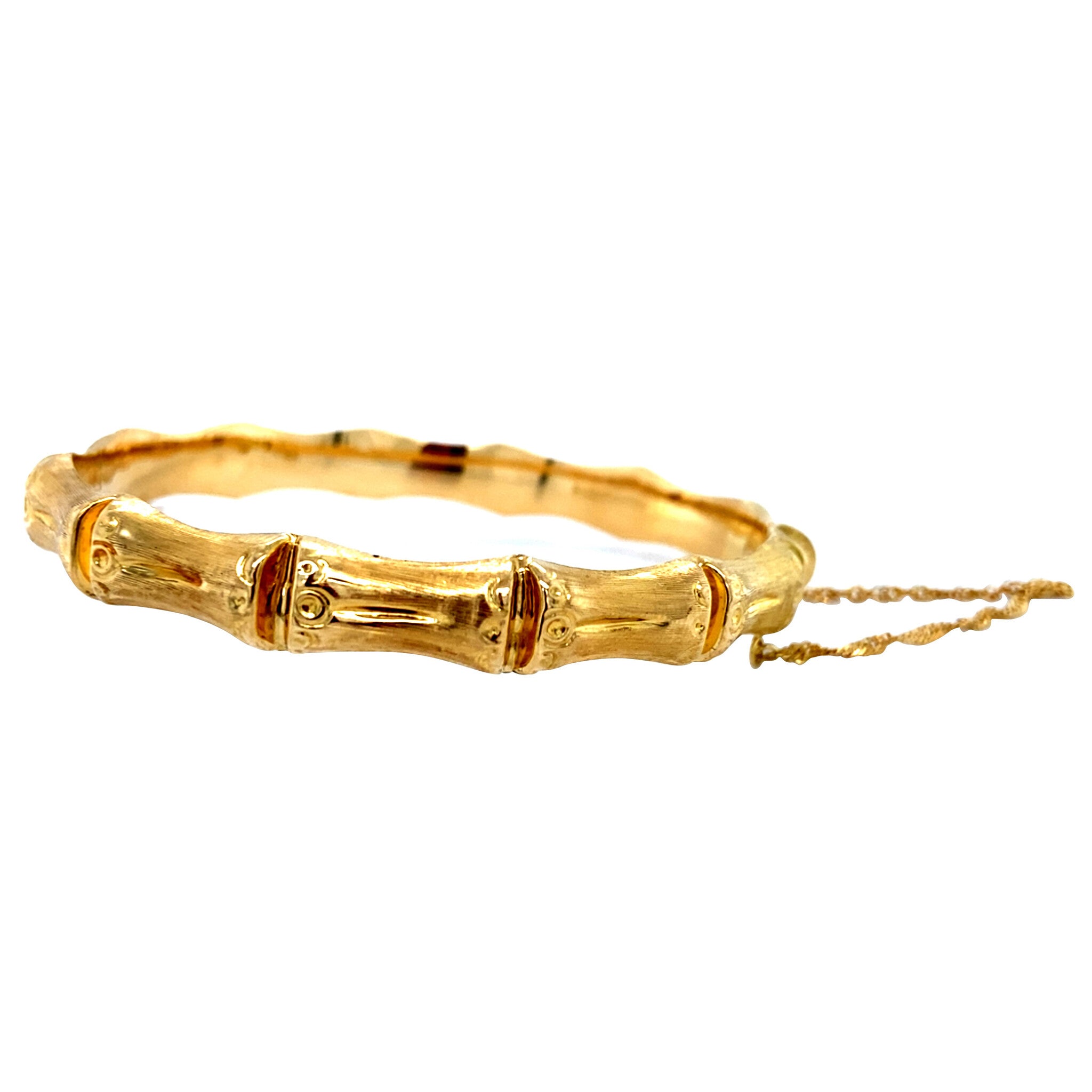 Gold bangle bamboo 18 krt