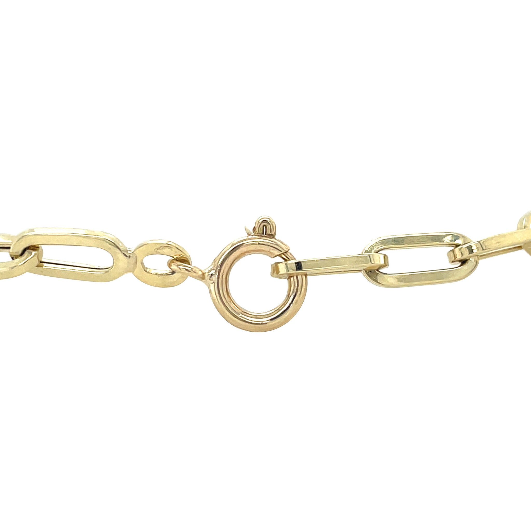 Gouden vintage closed forever armband 14 kt