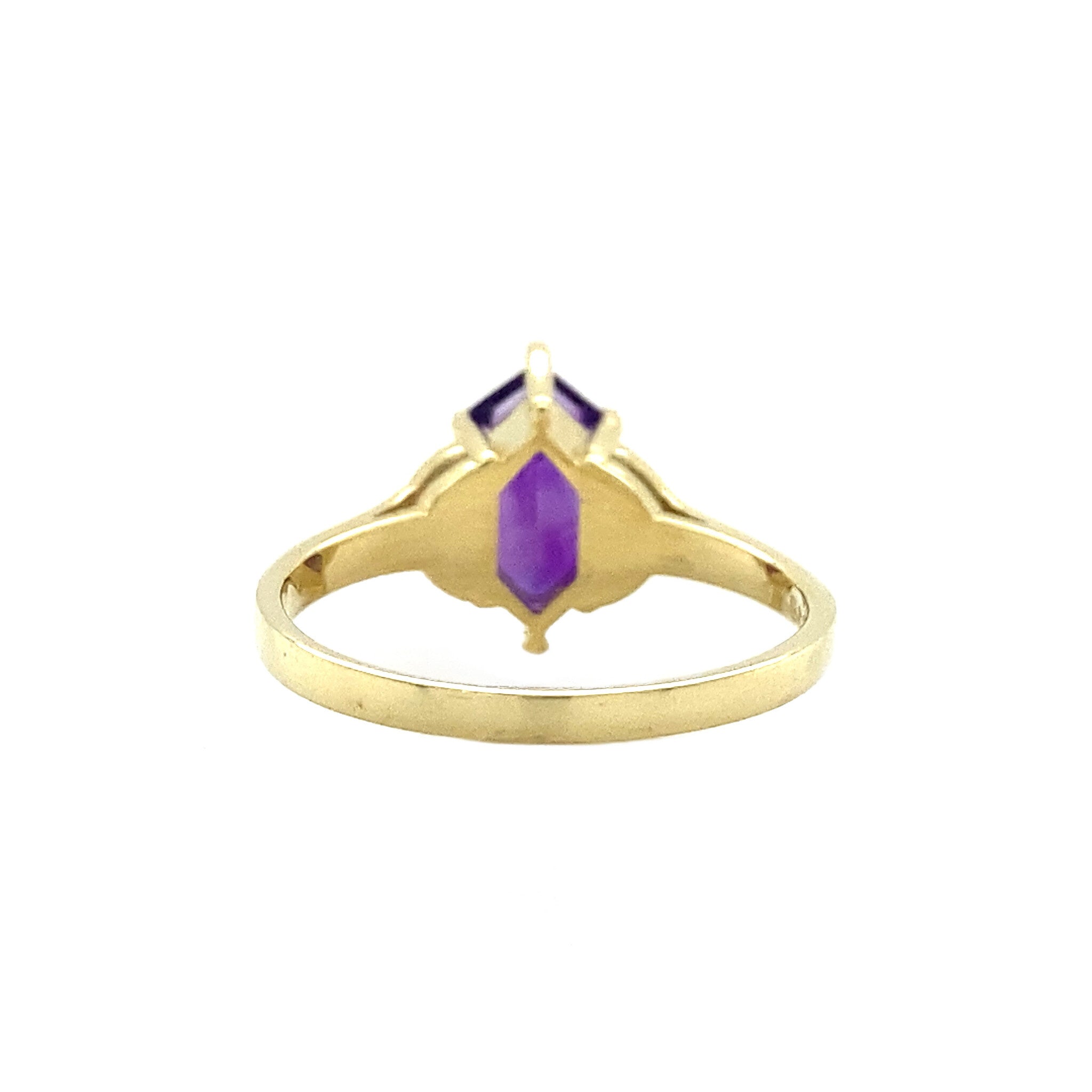 Brigitte ring 14 krt - Violet