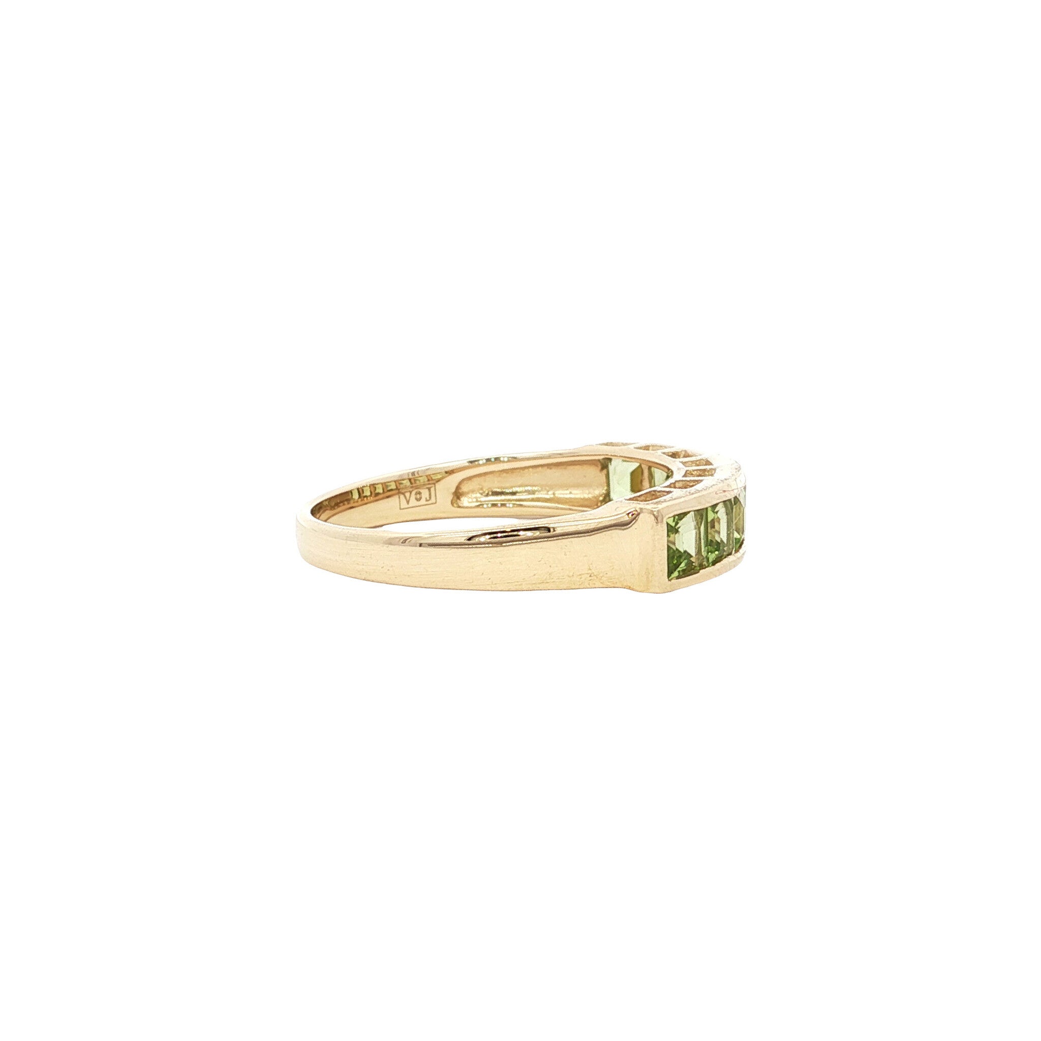 Ring met peridoot 9 kt
