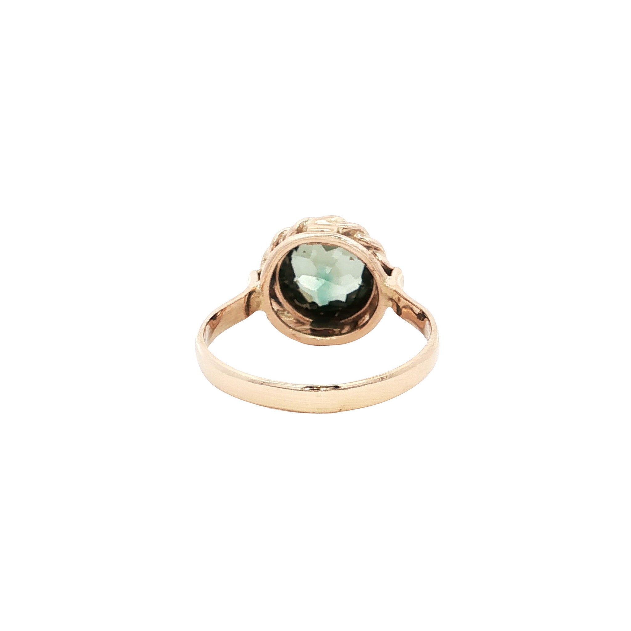 Vintage ring met spinel 8 kt