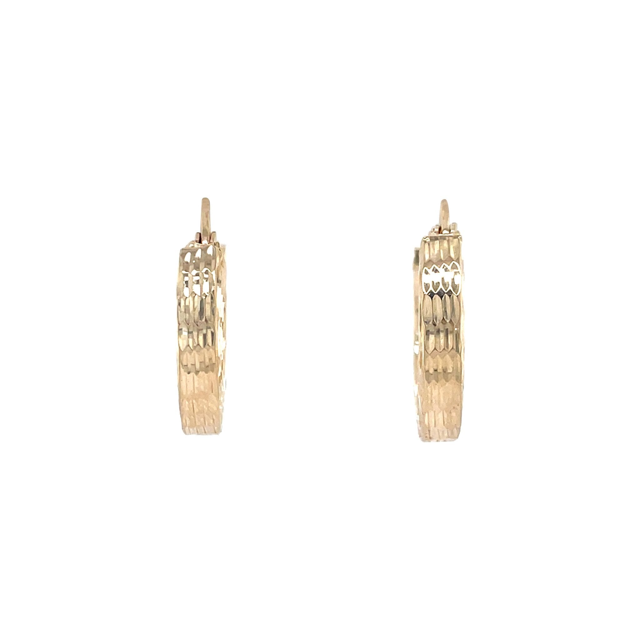 Vintage gold fantasy earrings 14 kt
