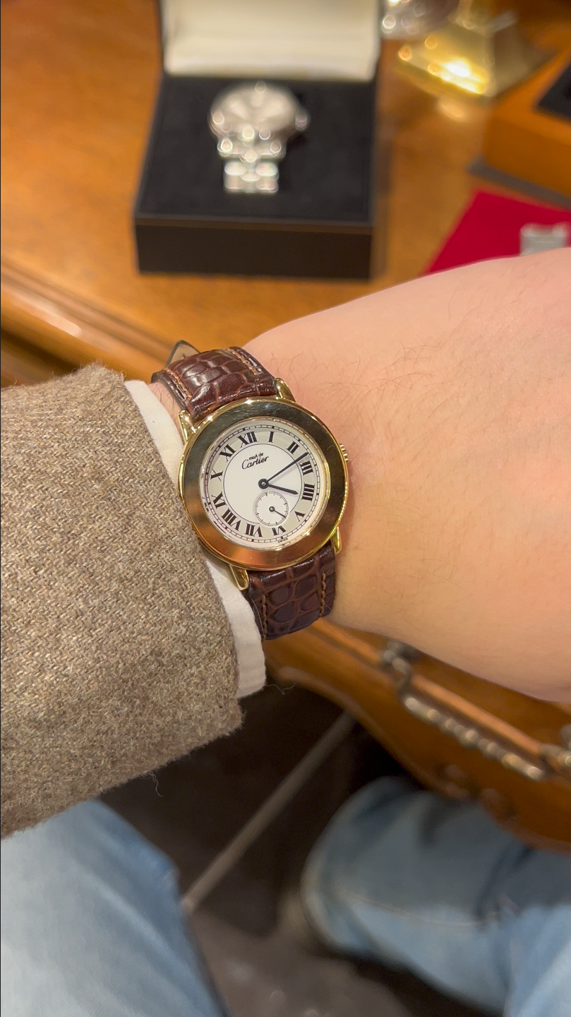 Must de Cartier Ronde horloge doublé