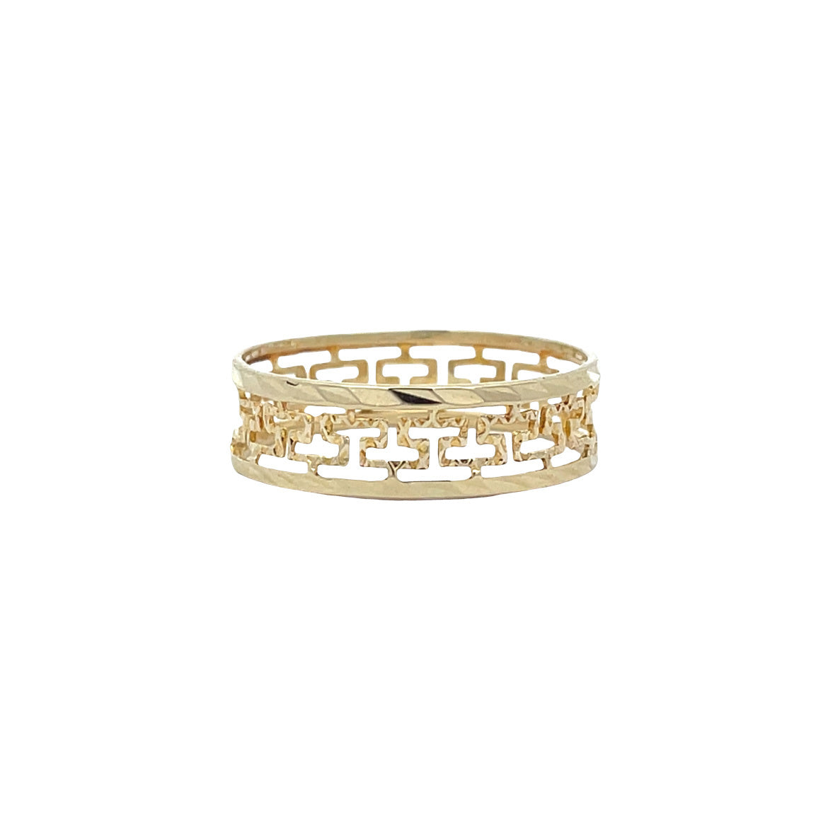 Vintage meander ring 12 kt