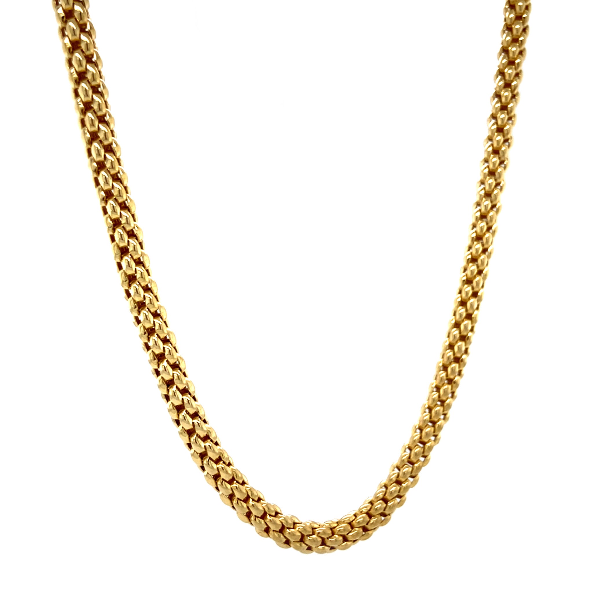 Gold vintage fantasy necklace 14 kt