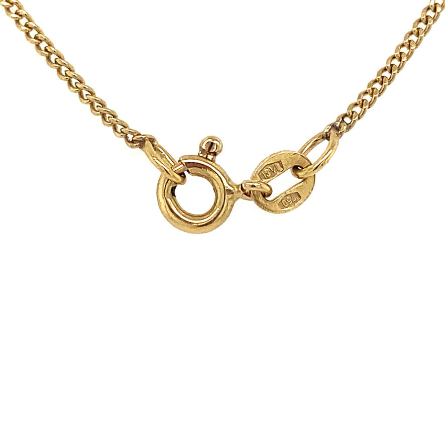 Gouden gourmet lengtecollier 14 krt