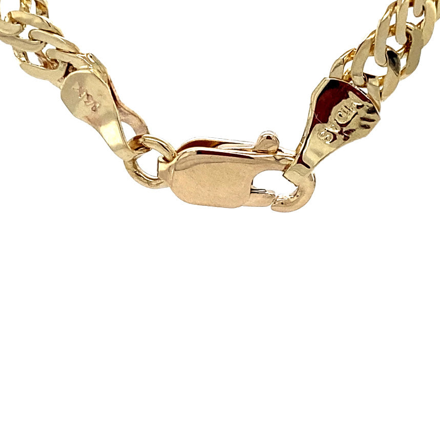 Vintage 14 kt gold Singapore necklace