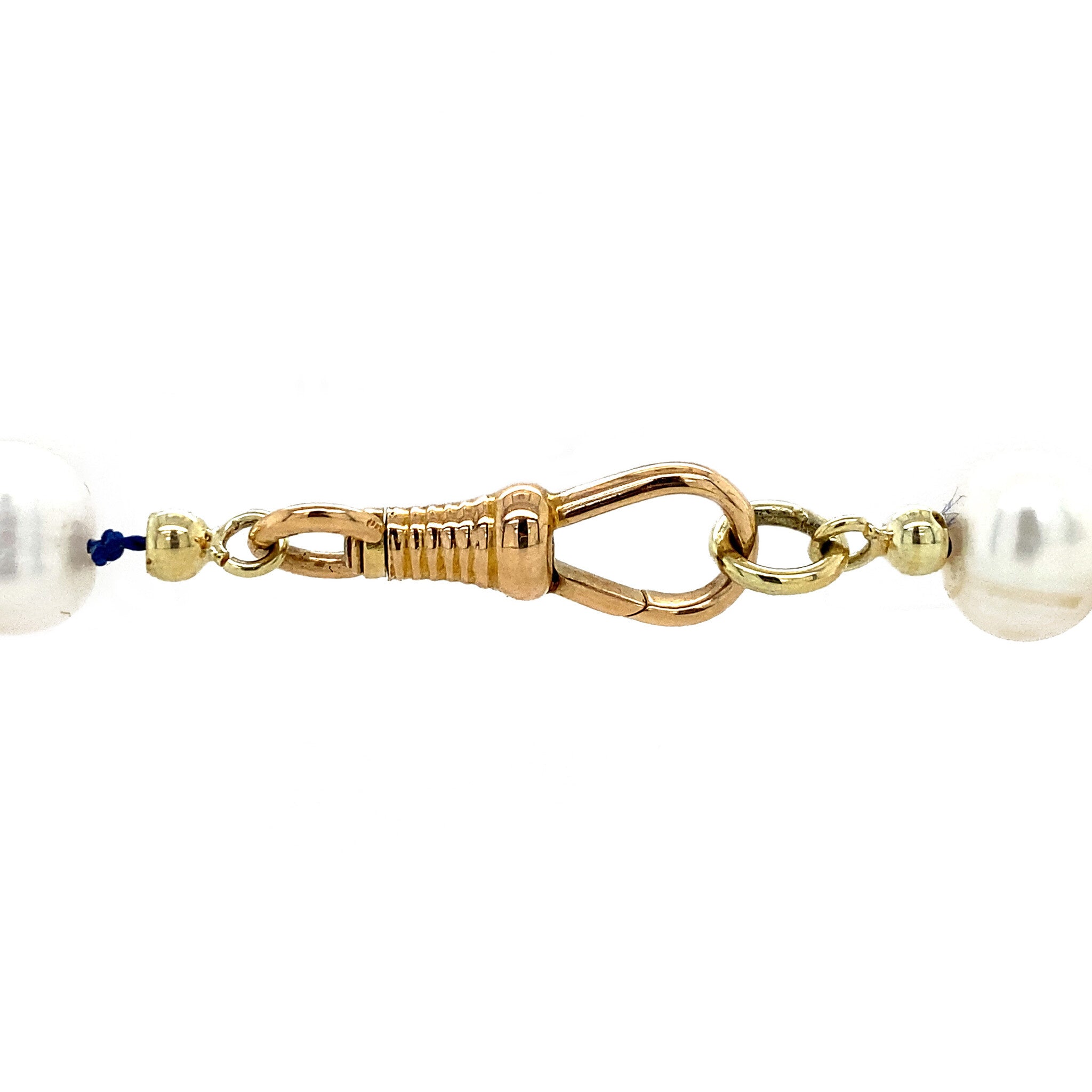 Bracelet with pearls 21 cm 14 krt