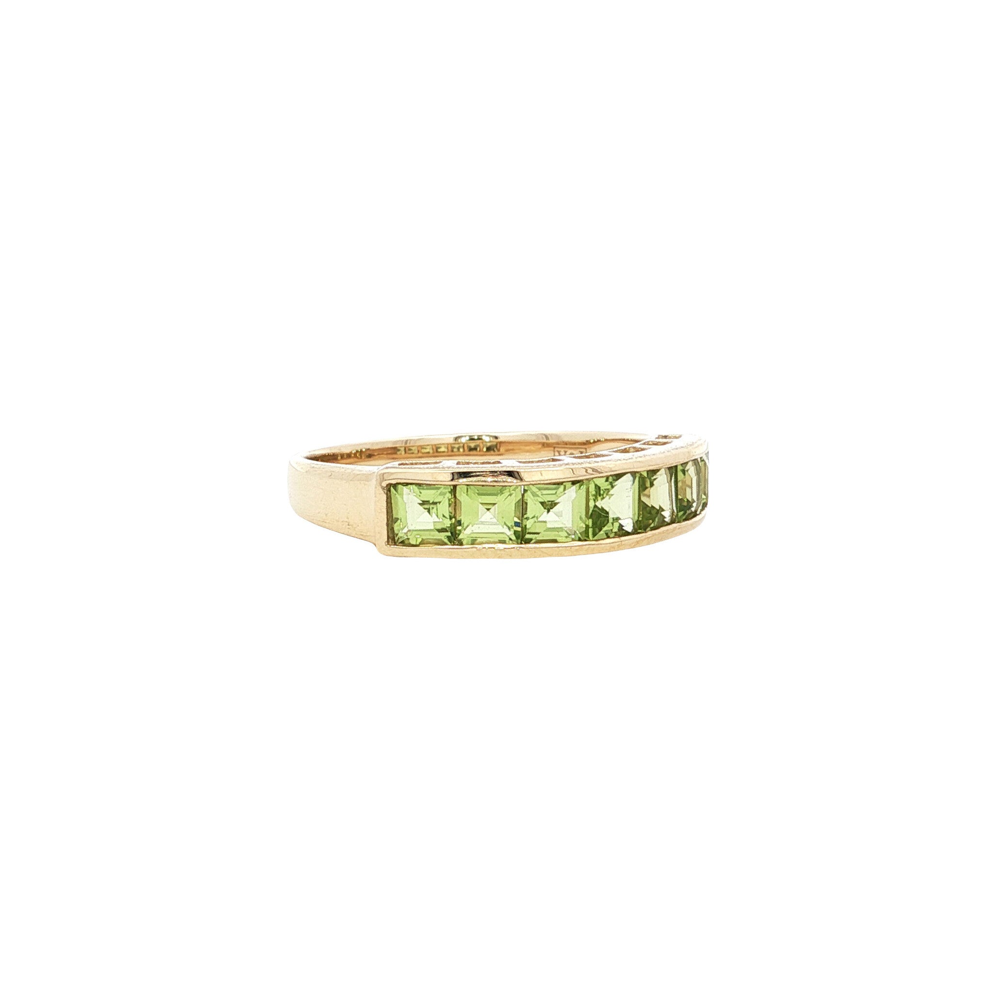 Ring met peridoot 9 kt