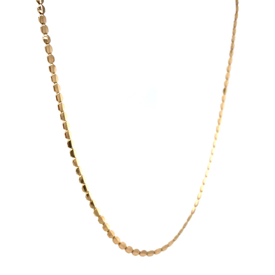 Gouden vintage fantasie collier 14 krt
