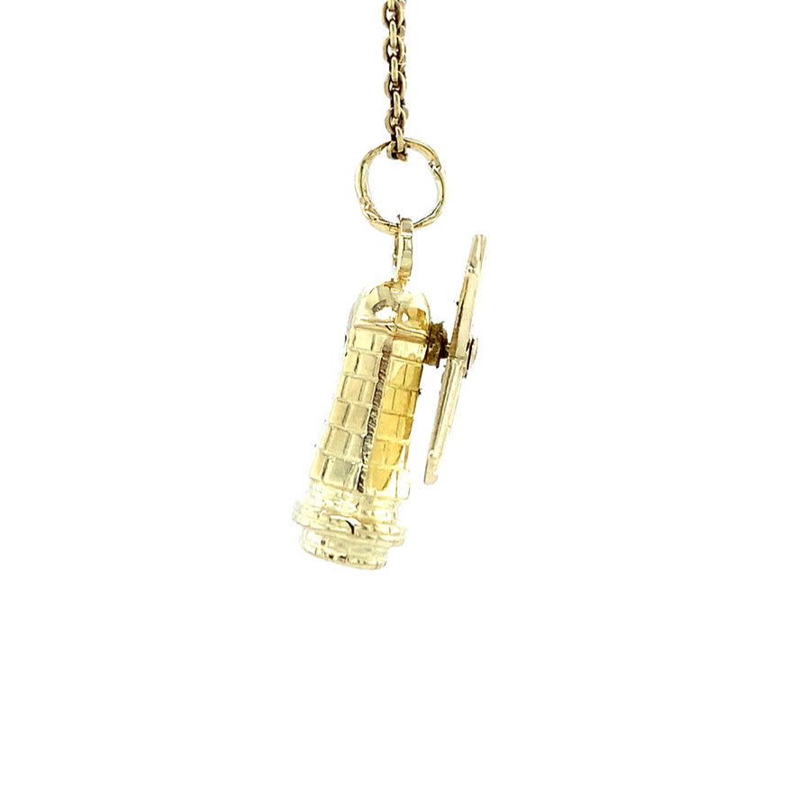 Gouden molen hanger 14 krt