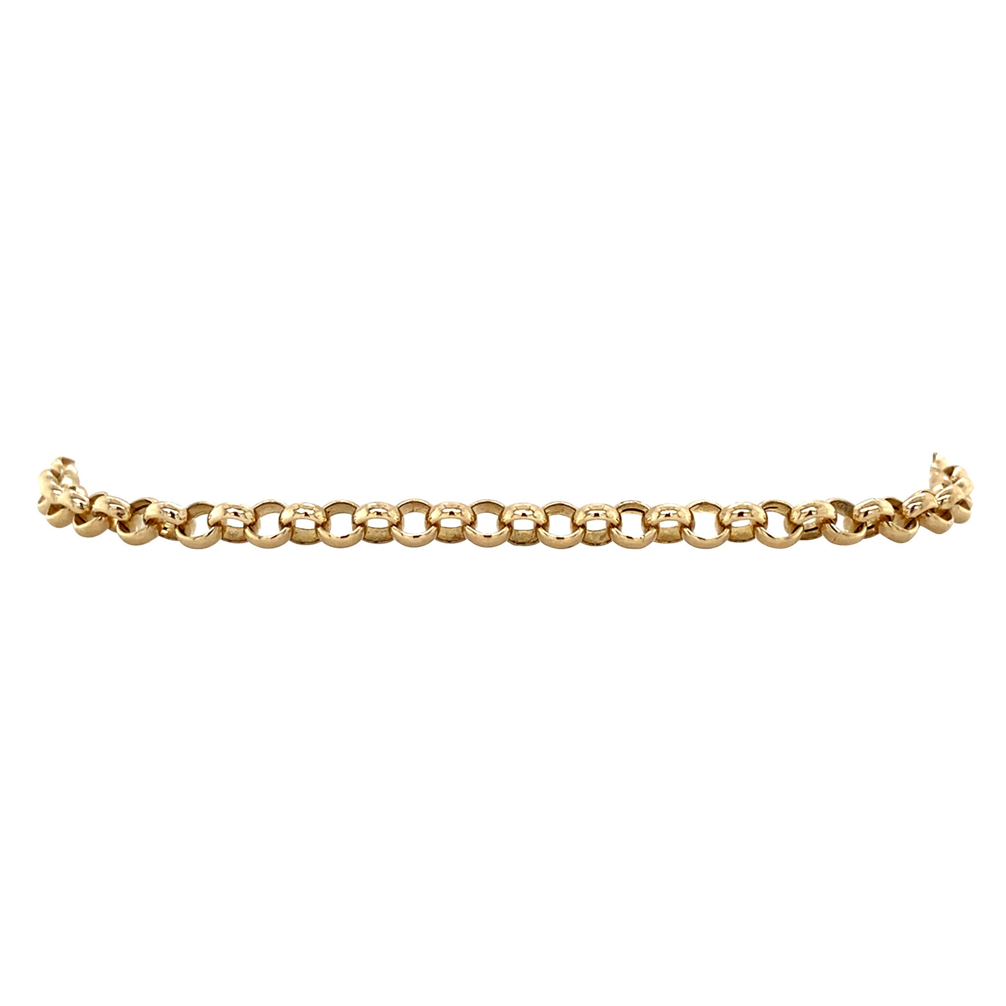 Vintage 14 kt gold jasseron bracelet