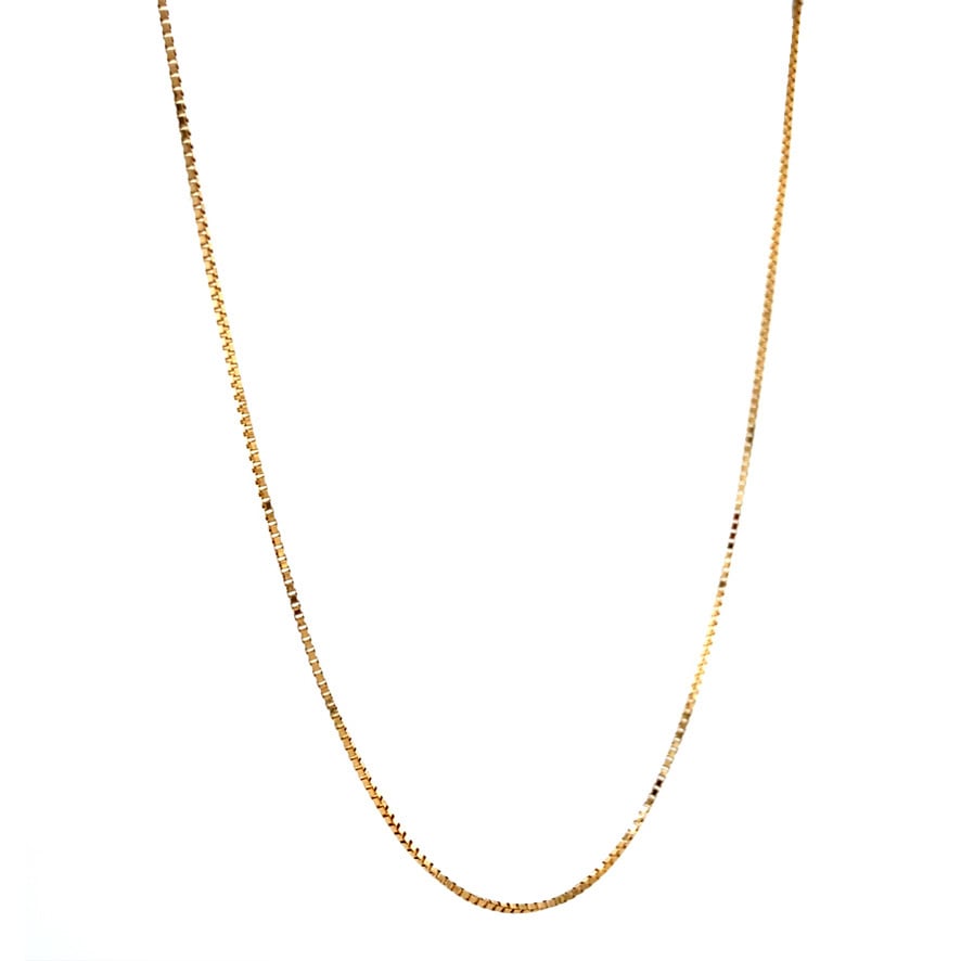 Gold venetian necklace 14 krt