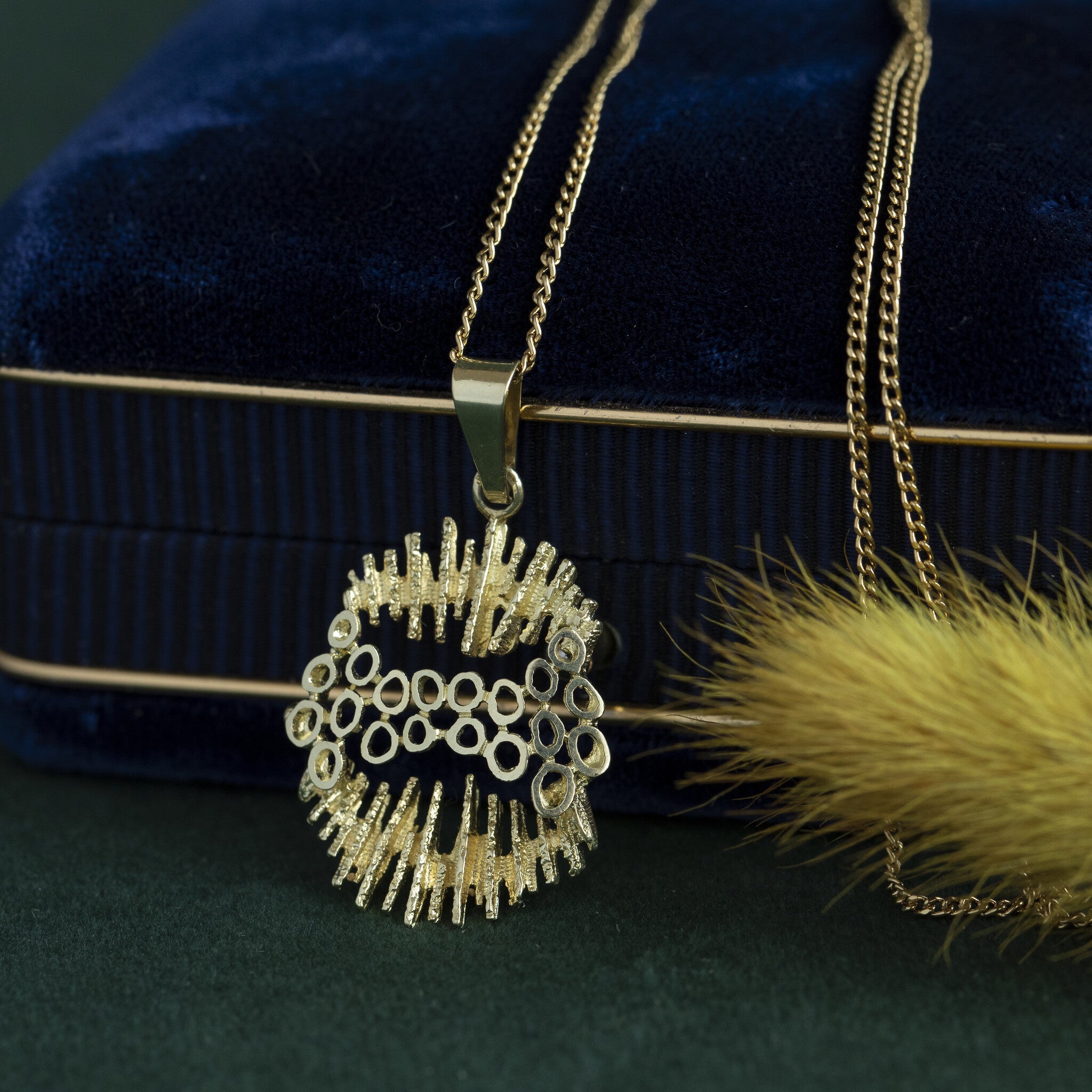 Gouden hanger fantasie 14 krt