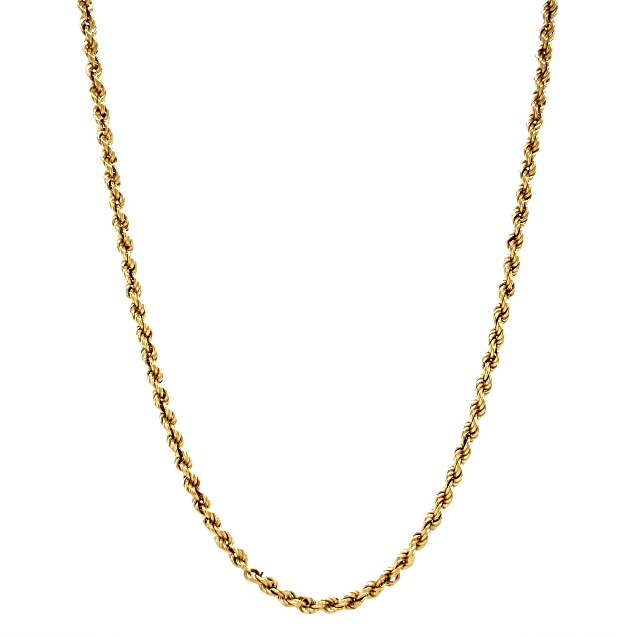 14 kt gold cord necklace