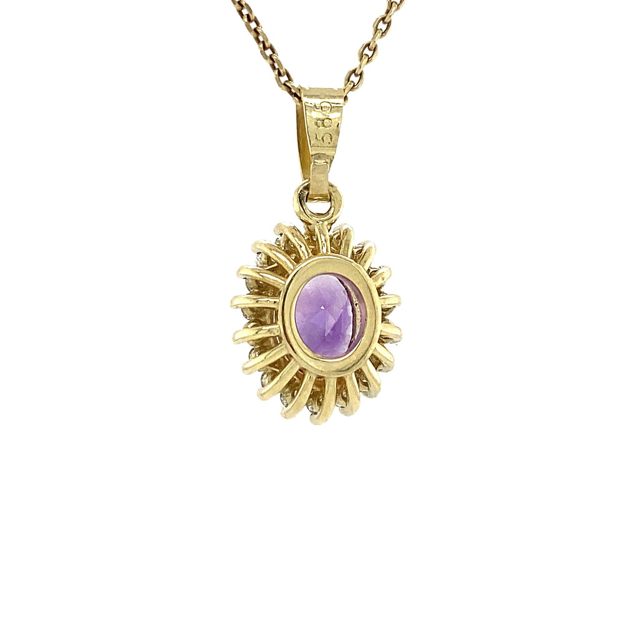 Lady di hanger 14 krt - Violet