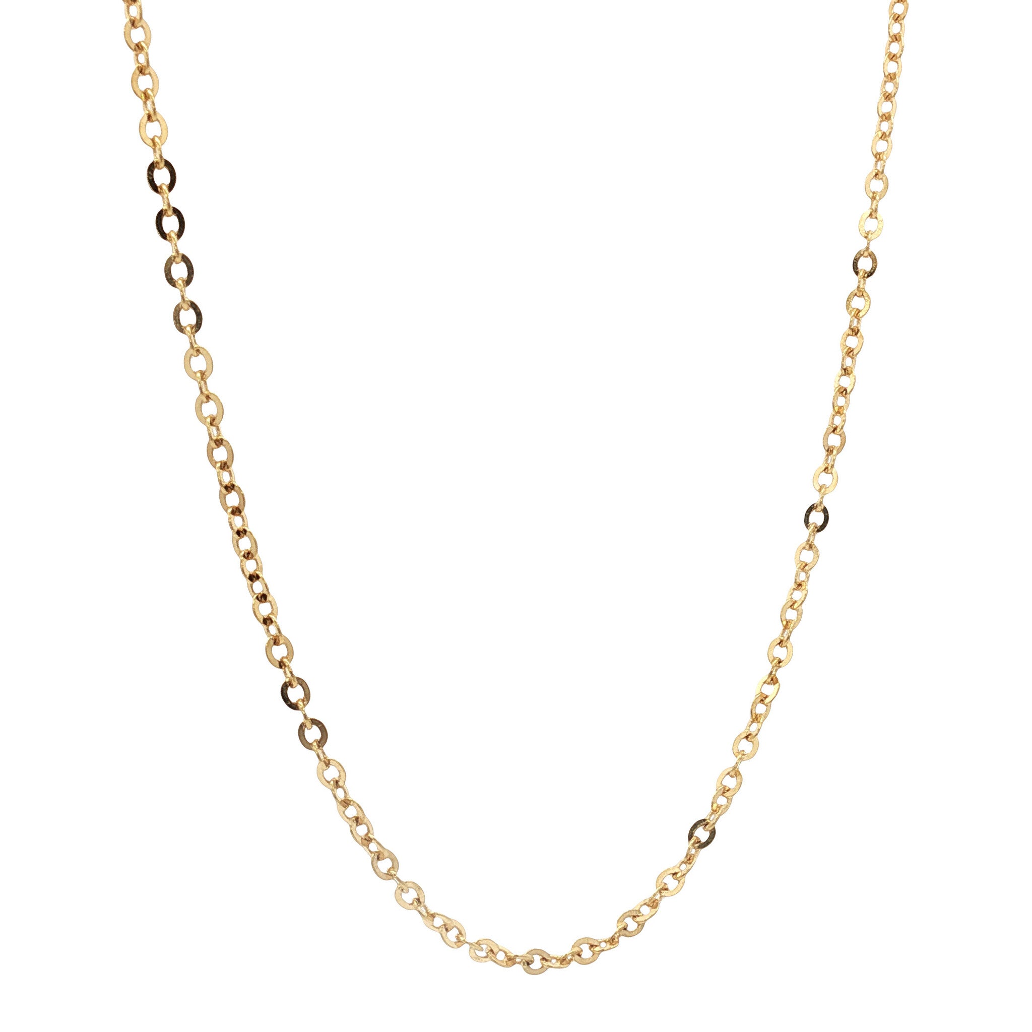 Gouden anker collier 18 kt