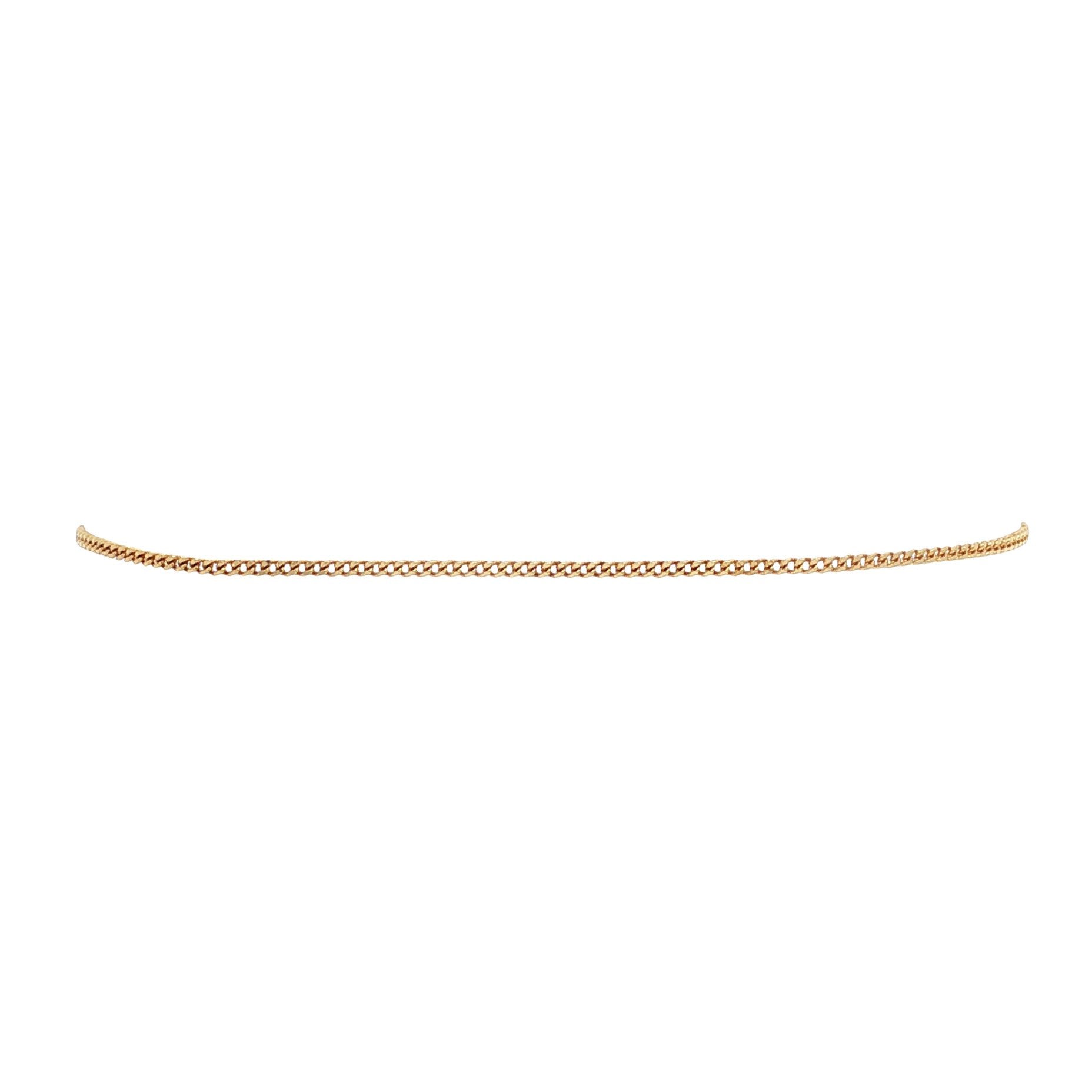 14 kt vintage gold gourmet bracelet