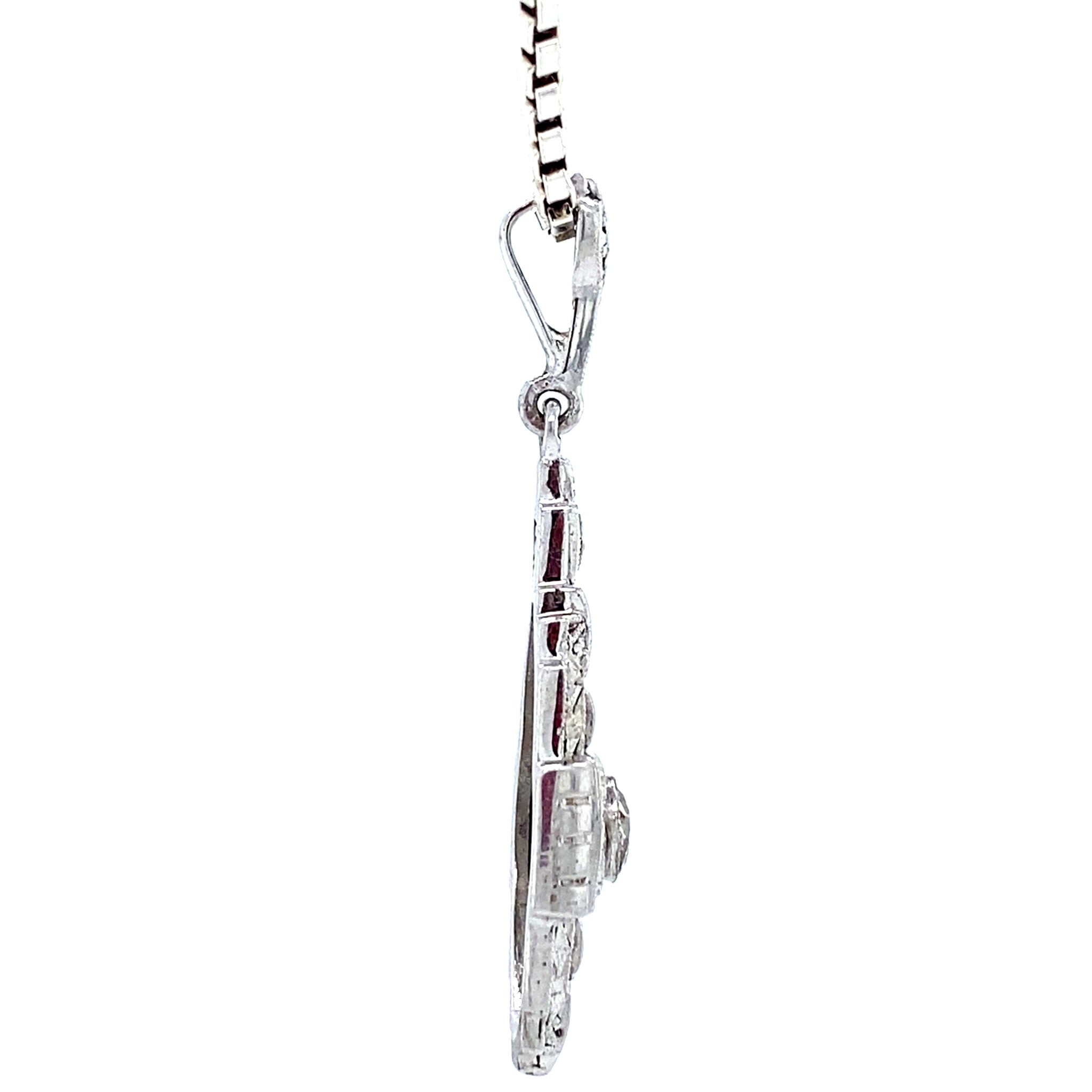 Zilveren vintage hanger met diamant 925