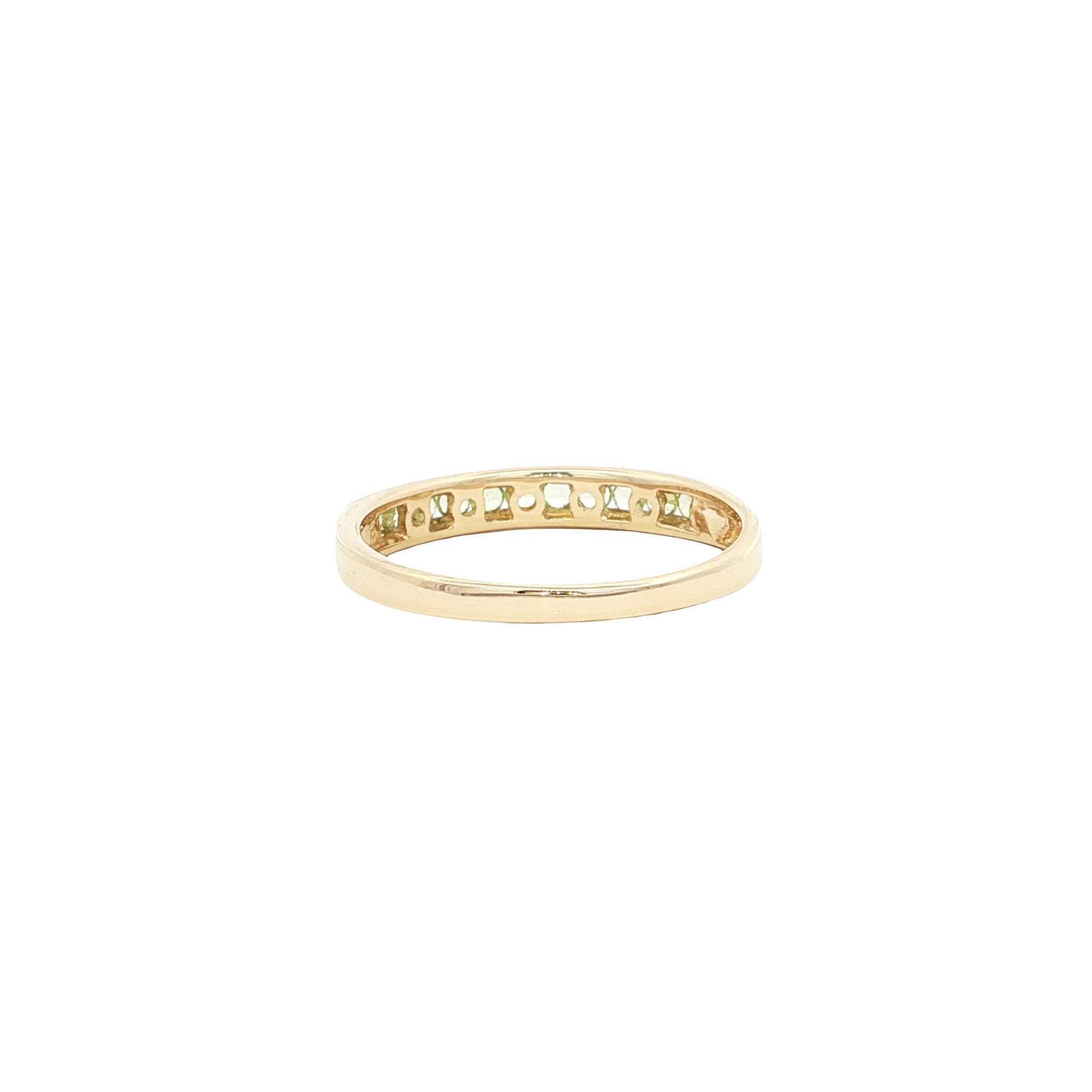 Ring met peridoot 9 kt