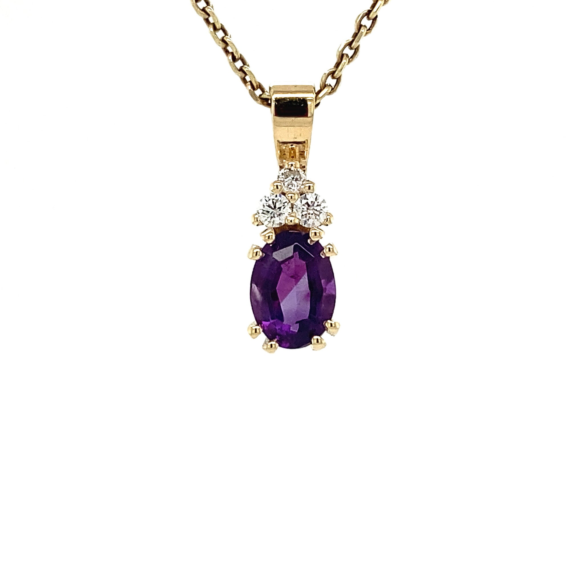 Audrey hanger 14 krt - Violet