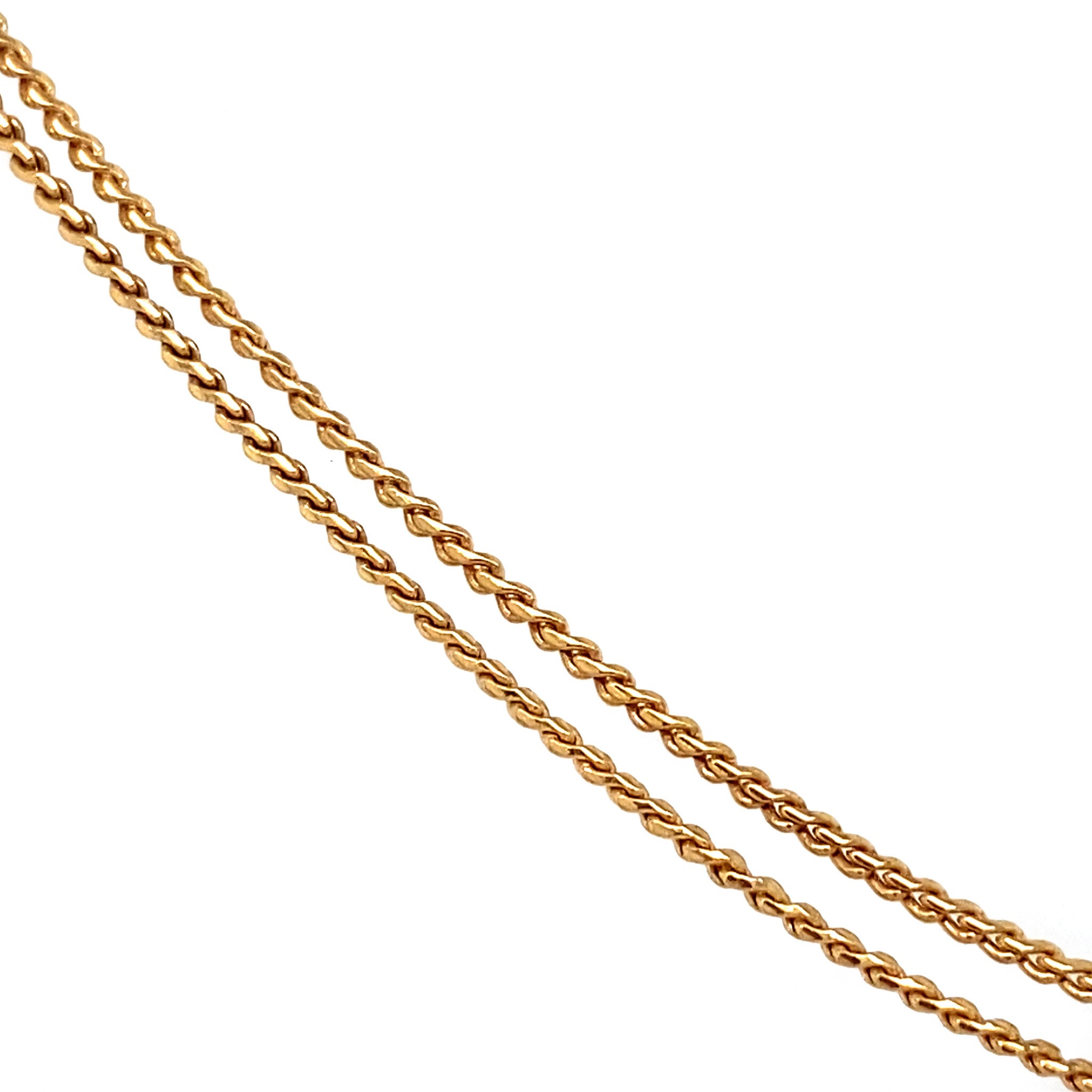 Gold necklace s-link 20 kt