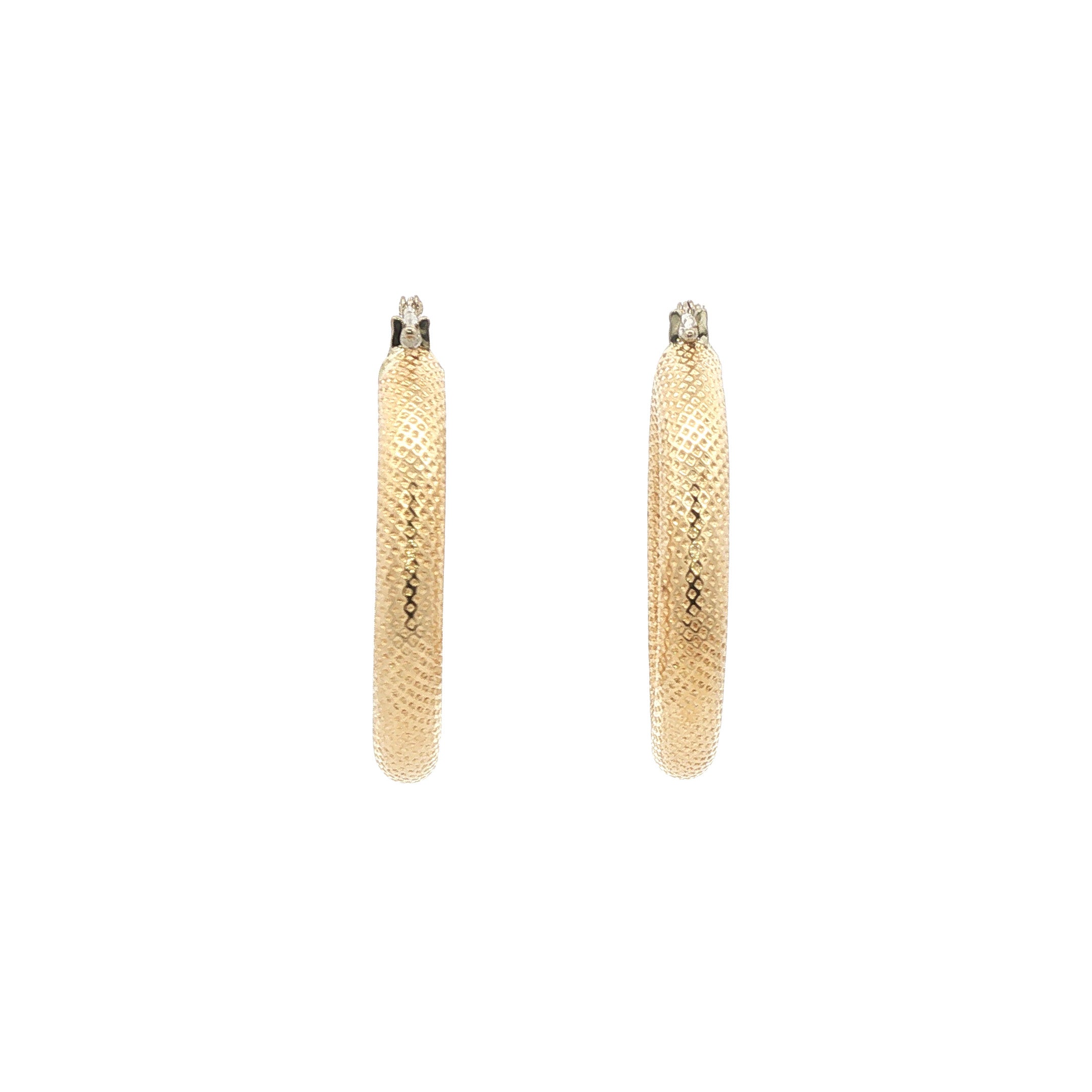 Gold fantasy earrings 14 kt