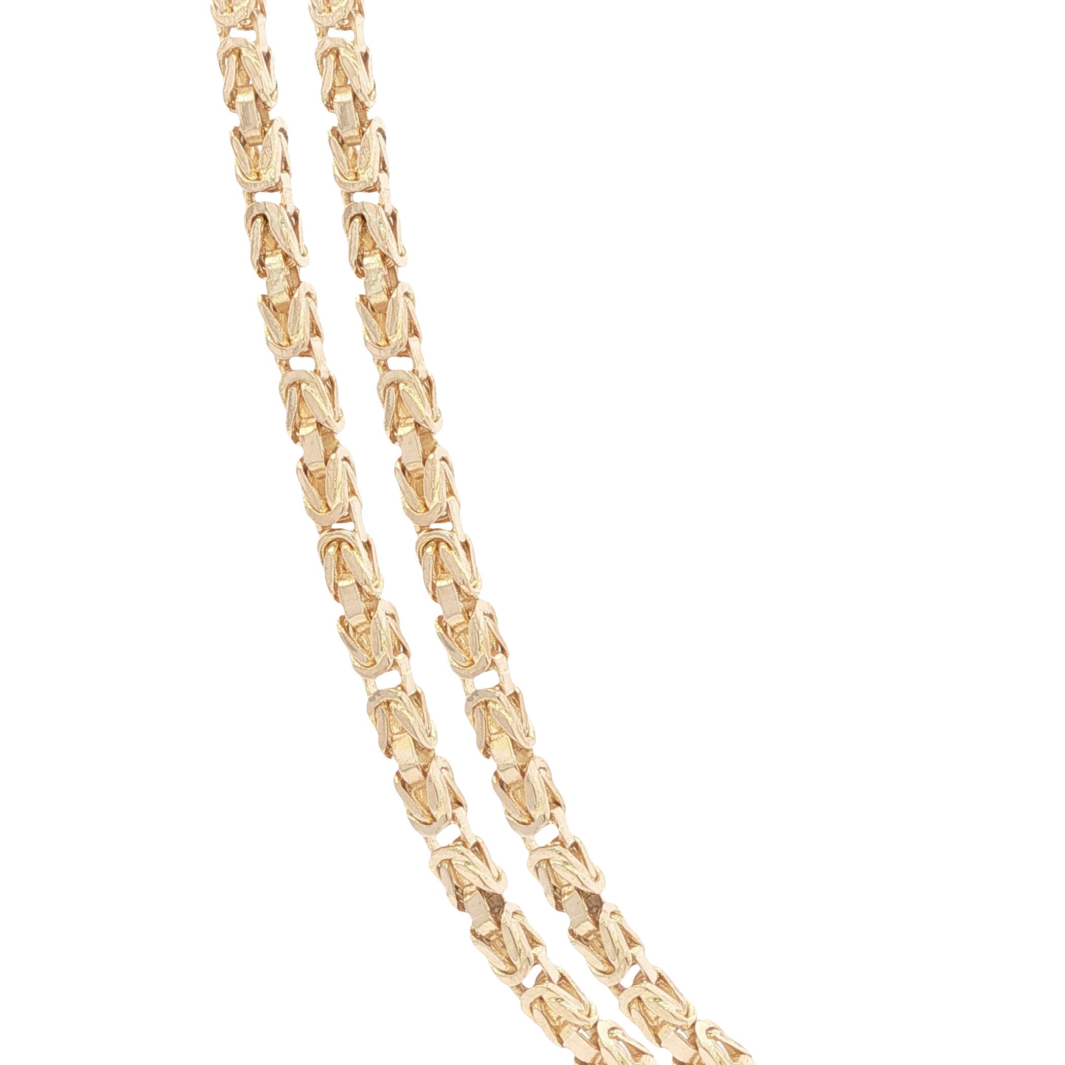 Gouden vintage koningscollier 14 kt