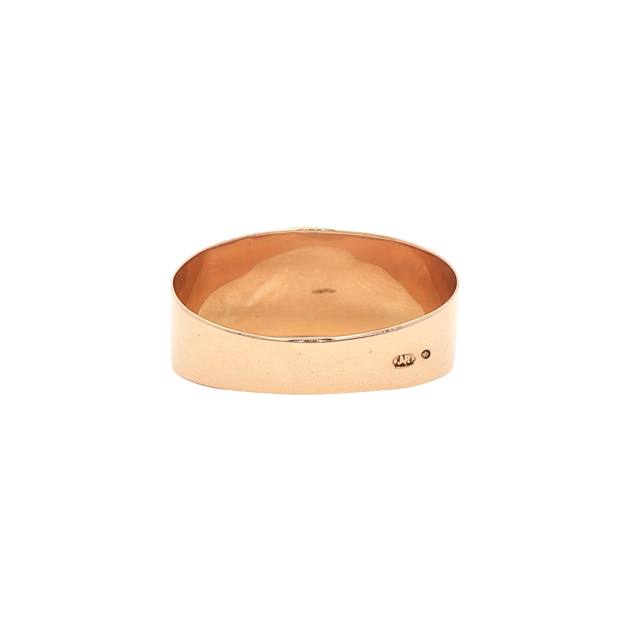 Vintage 14 kt gold ring with tiger's eye