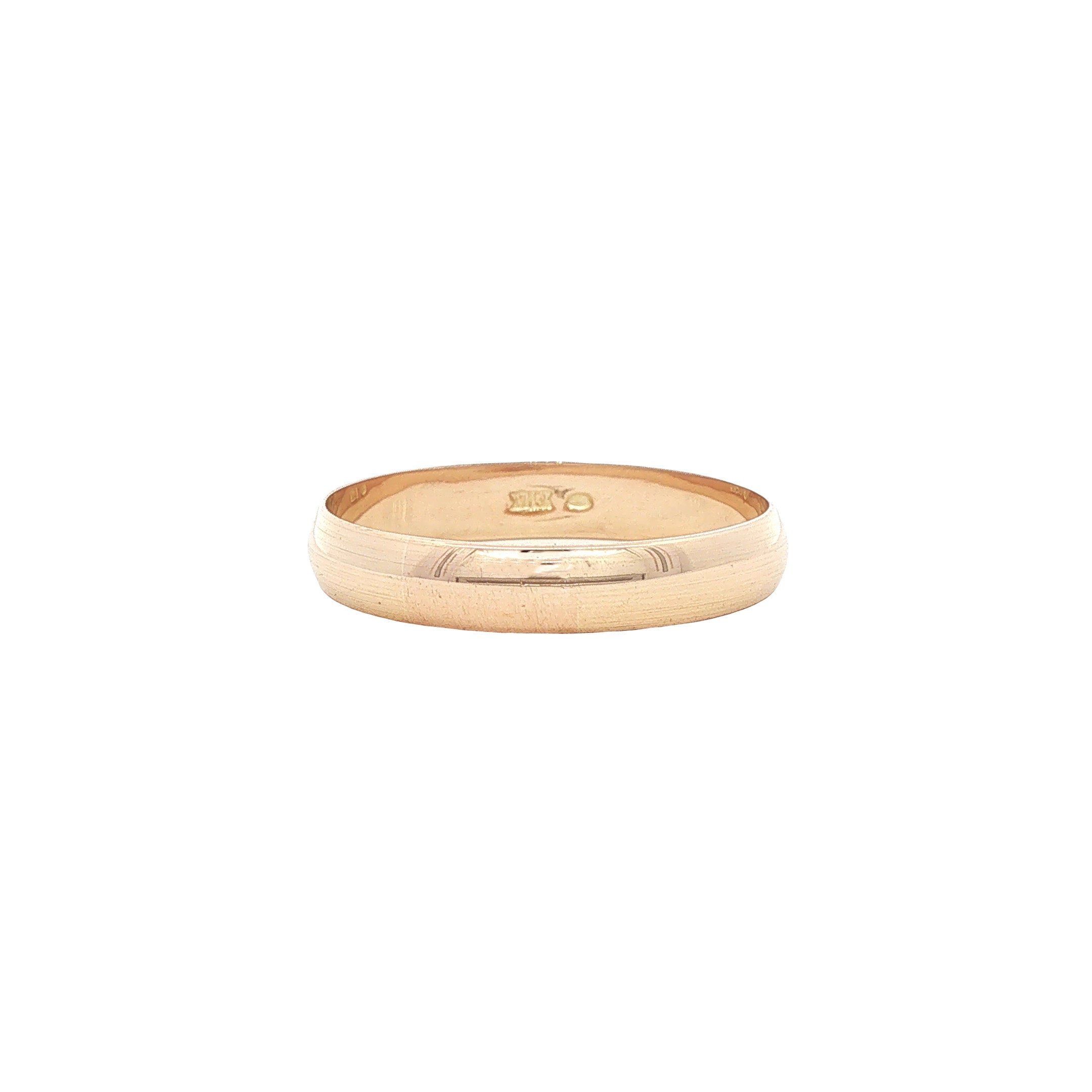 Vintage smooth 14 kt gold ring