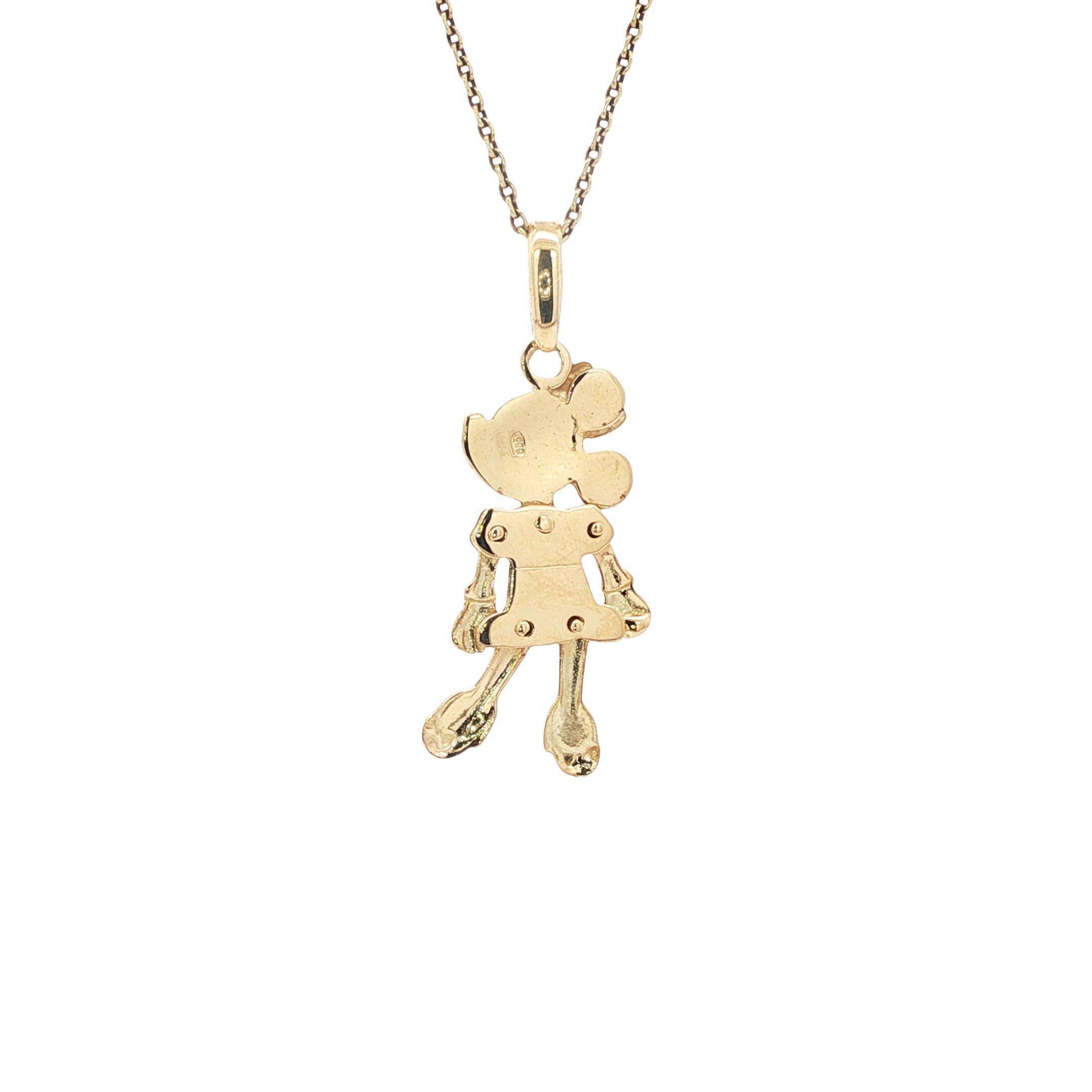 Vintage gold Minnie Mouse pendant 14 kt