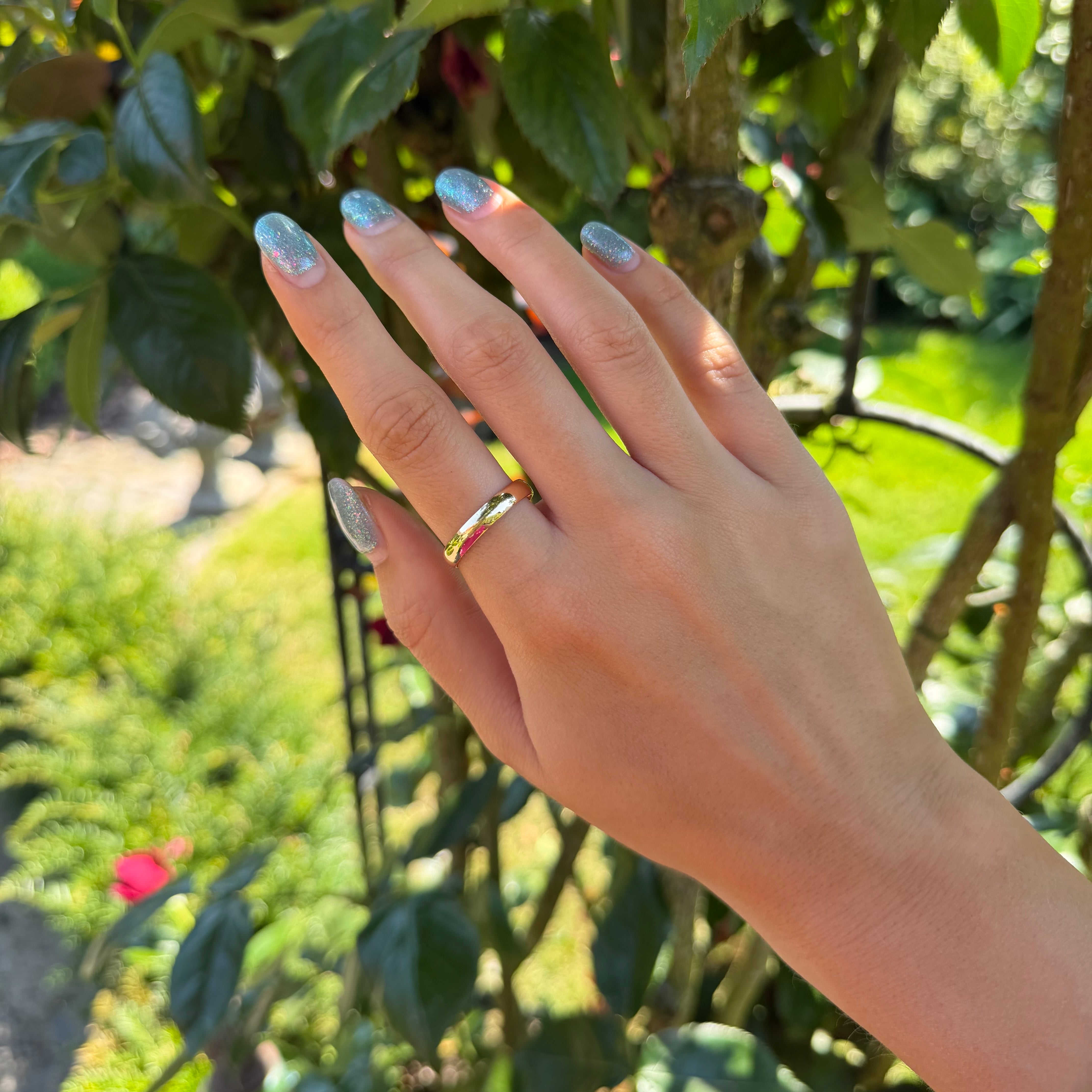 Vintage smooth 14 kt gold ring