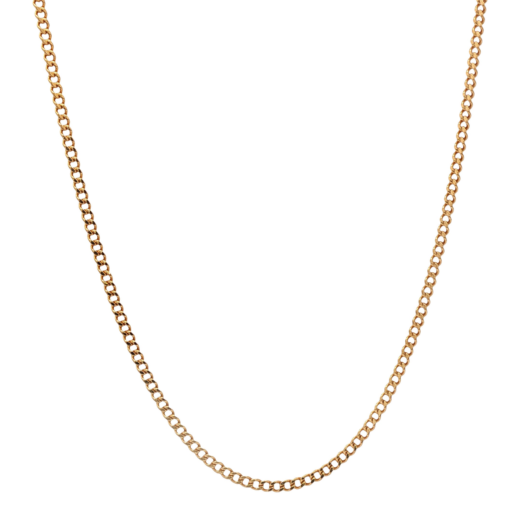 18 kt gold gourmet necklace