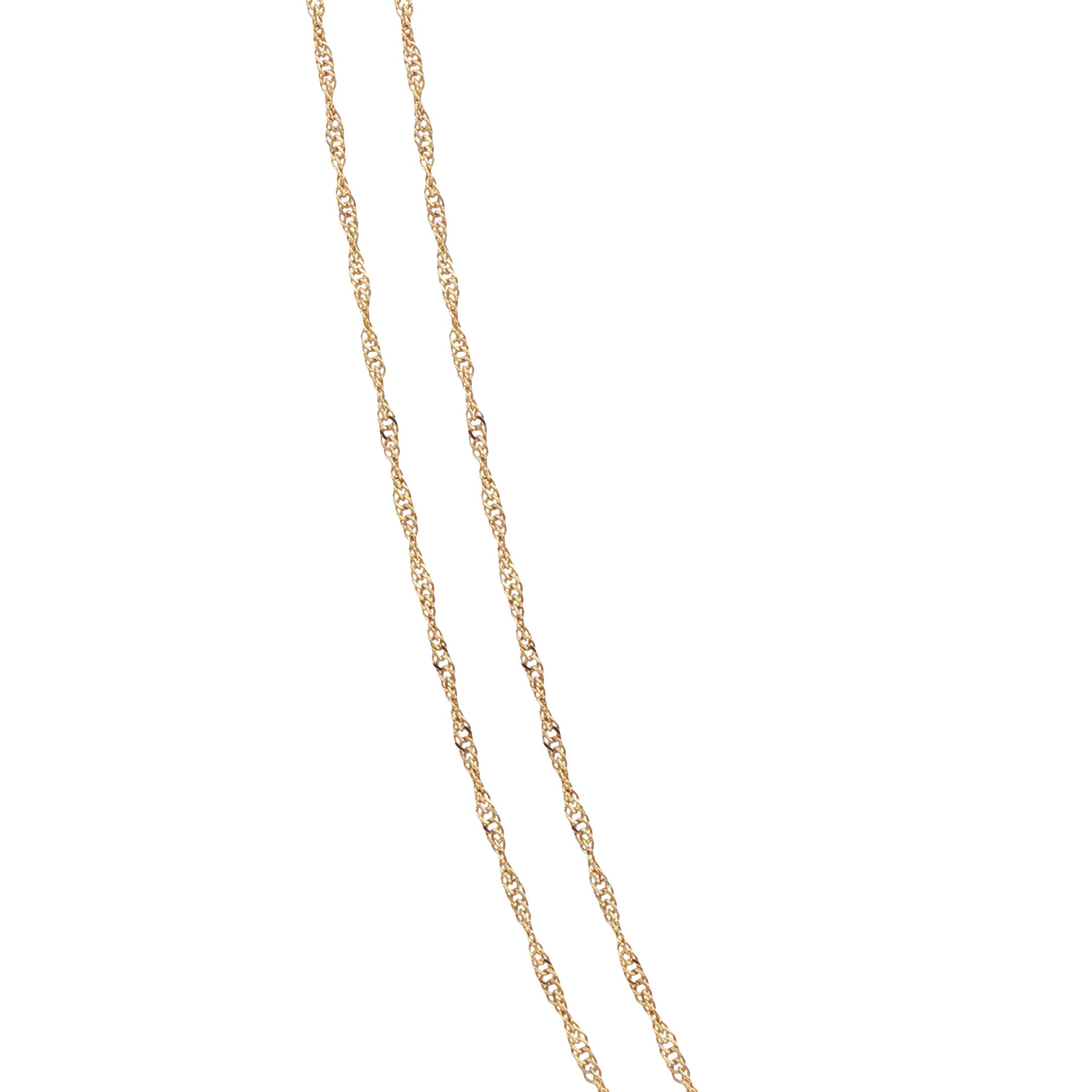 Vintage 14 kt gold Singapore necklace