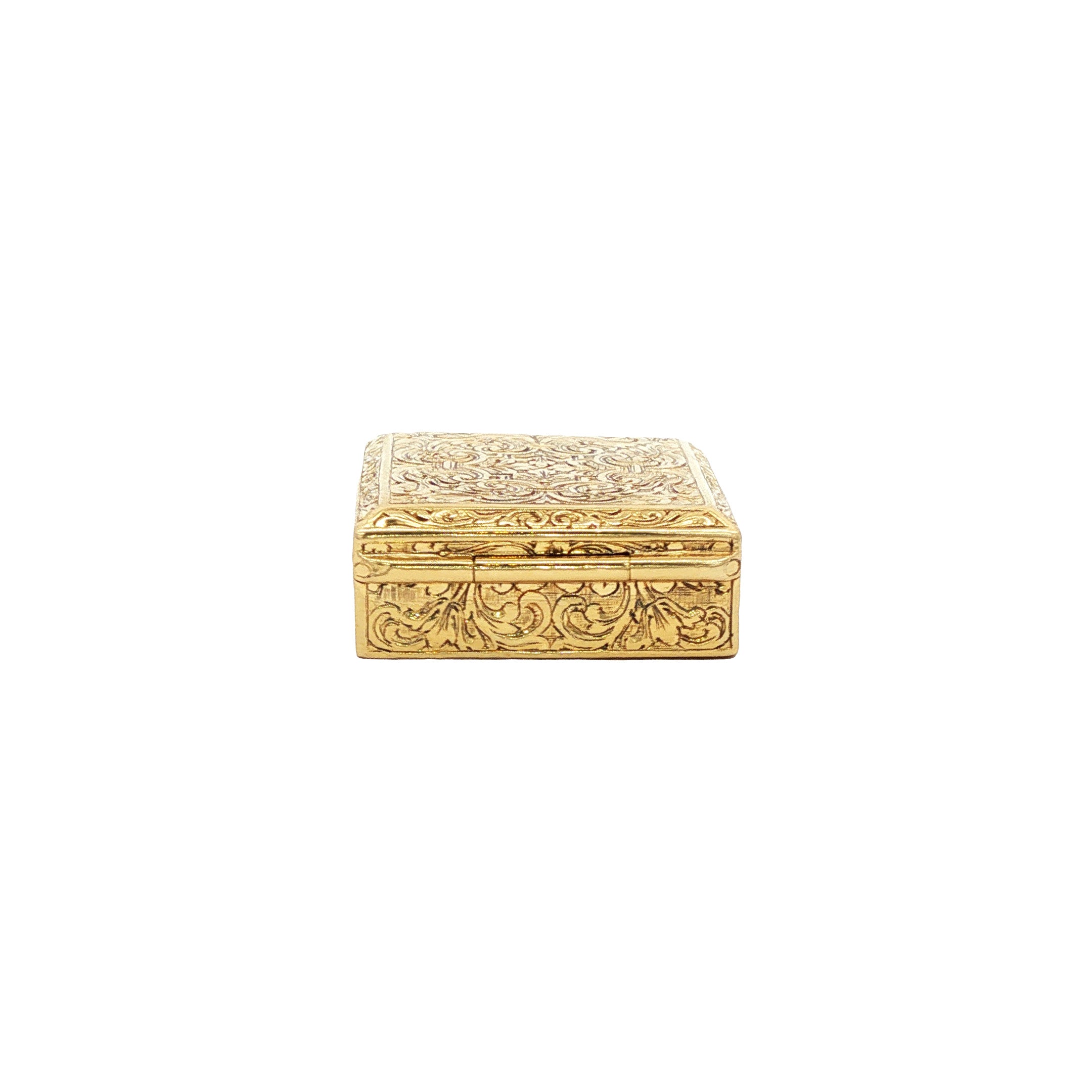 Vintage 18 kt gold box