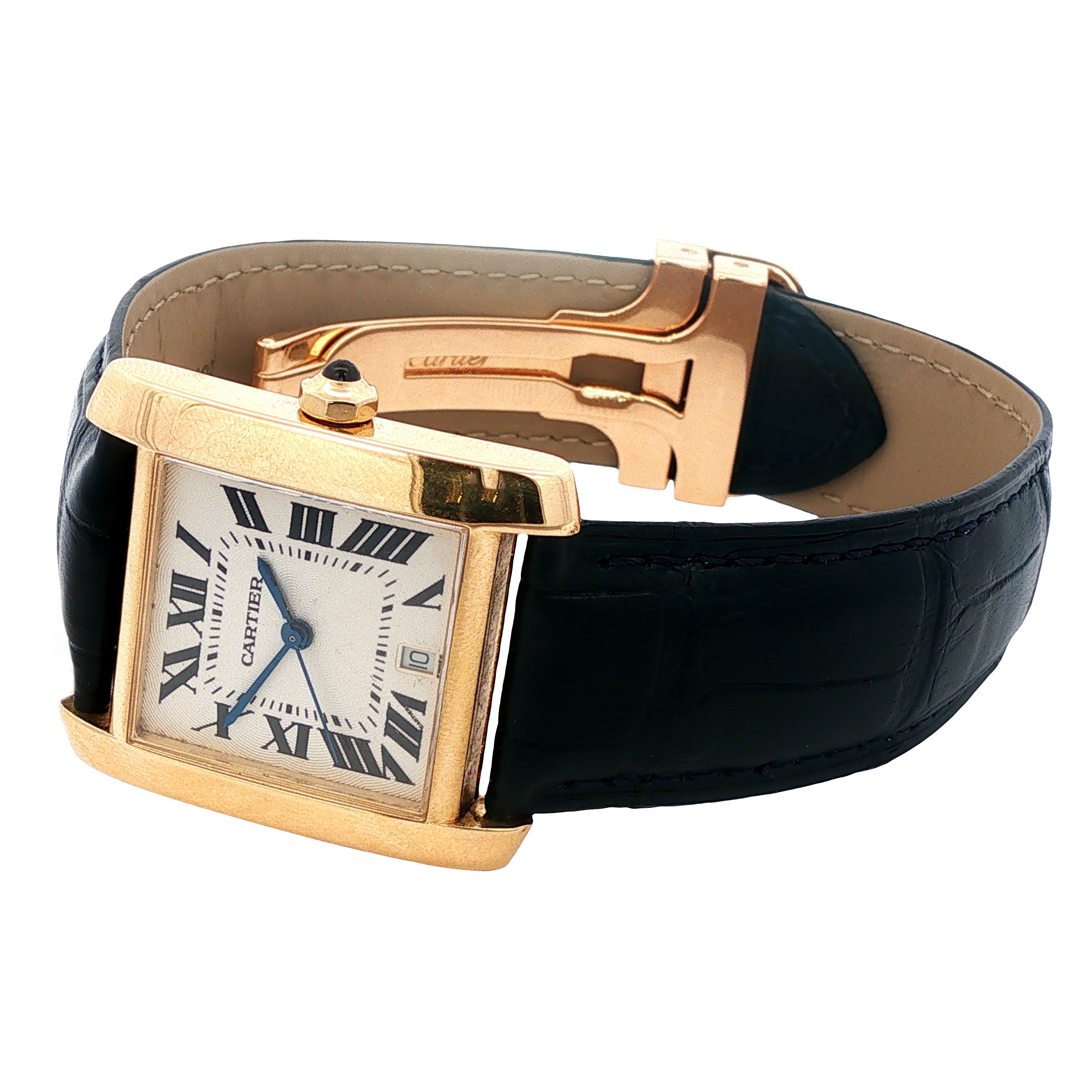 Cartier Tank Francaise large horloge 18 kt