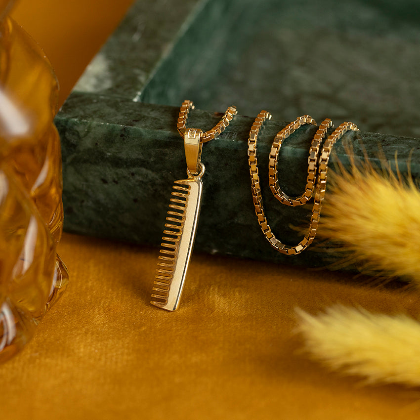 Gold venetian necklace 14 kt