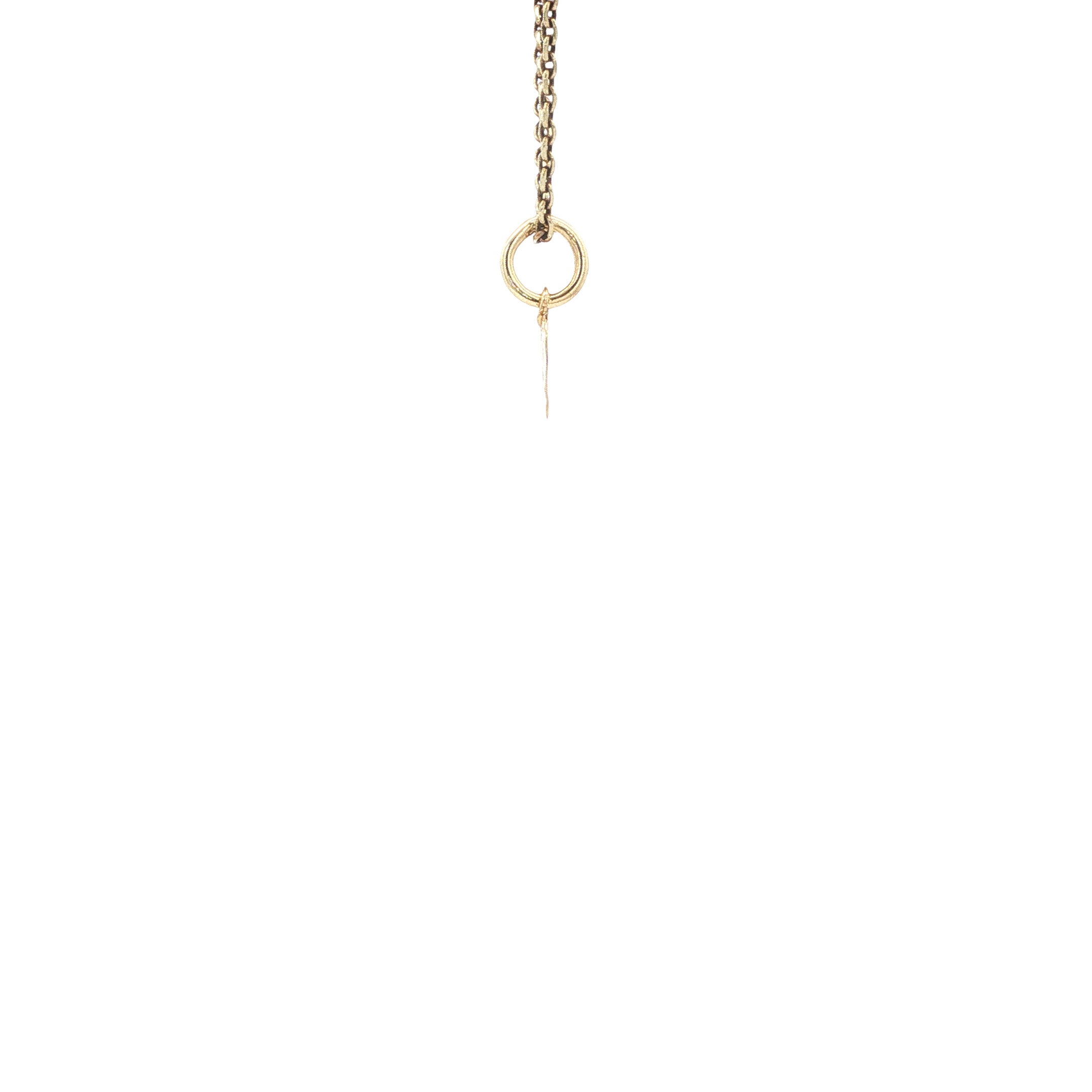 Vintage gold heart pendant 14 kt