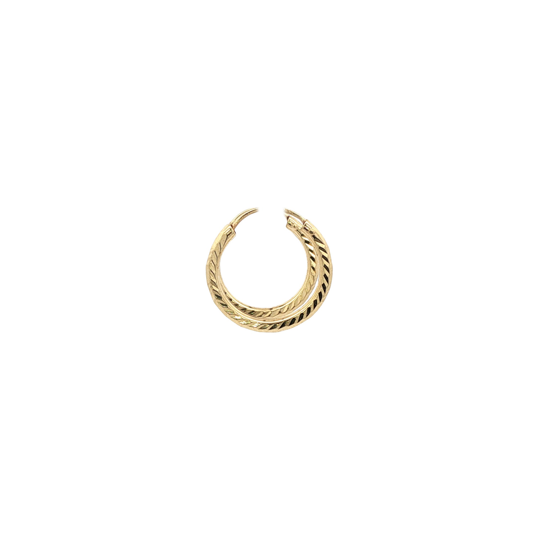 Gold fantasy earrings 14 kt