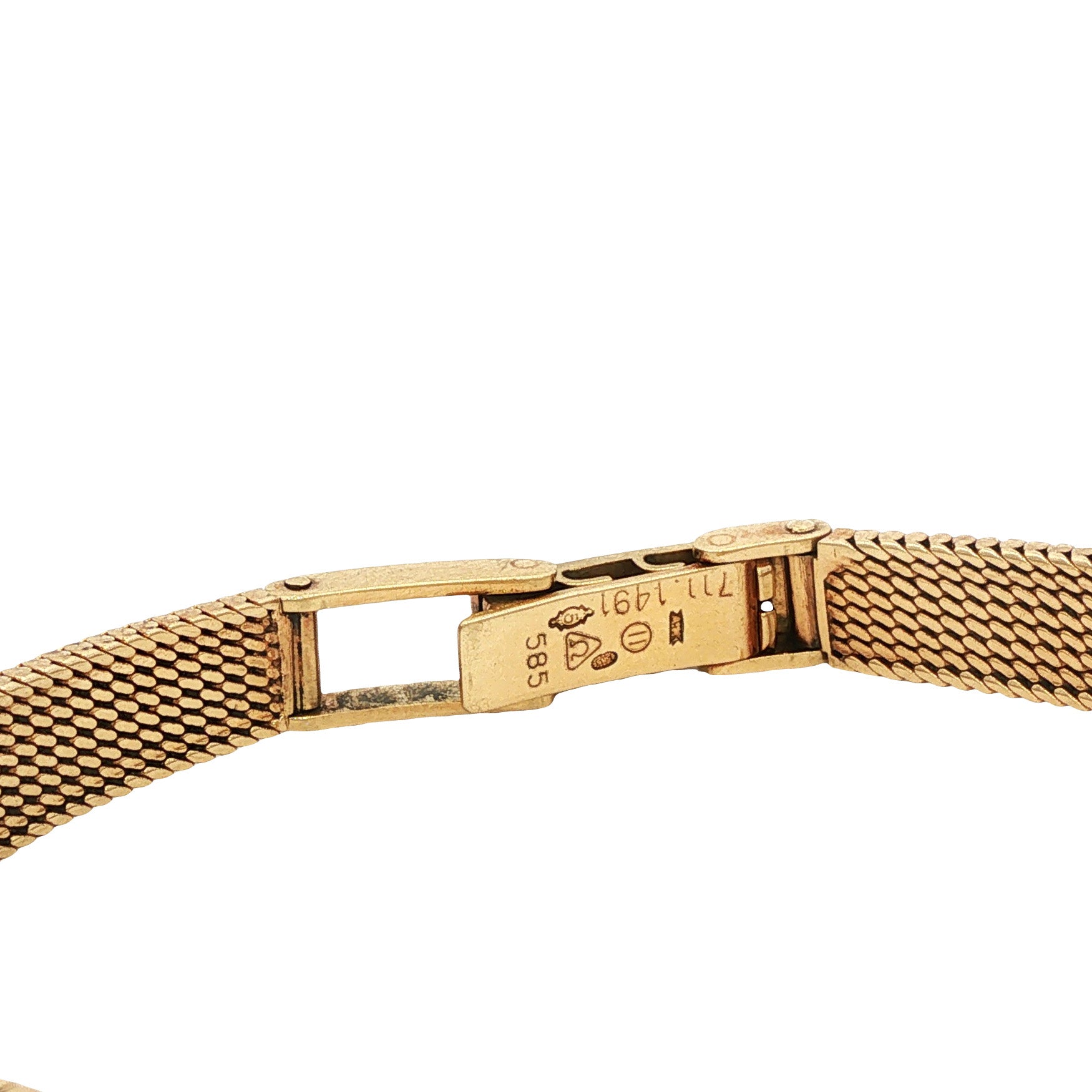 Gouden vintage Omega Genève horloge 14 kt