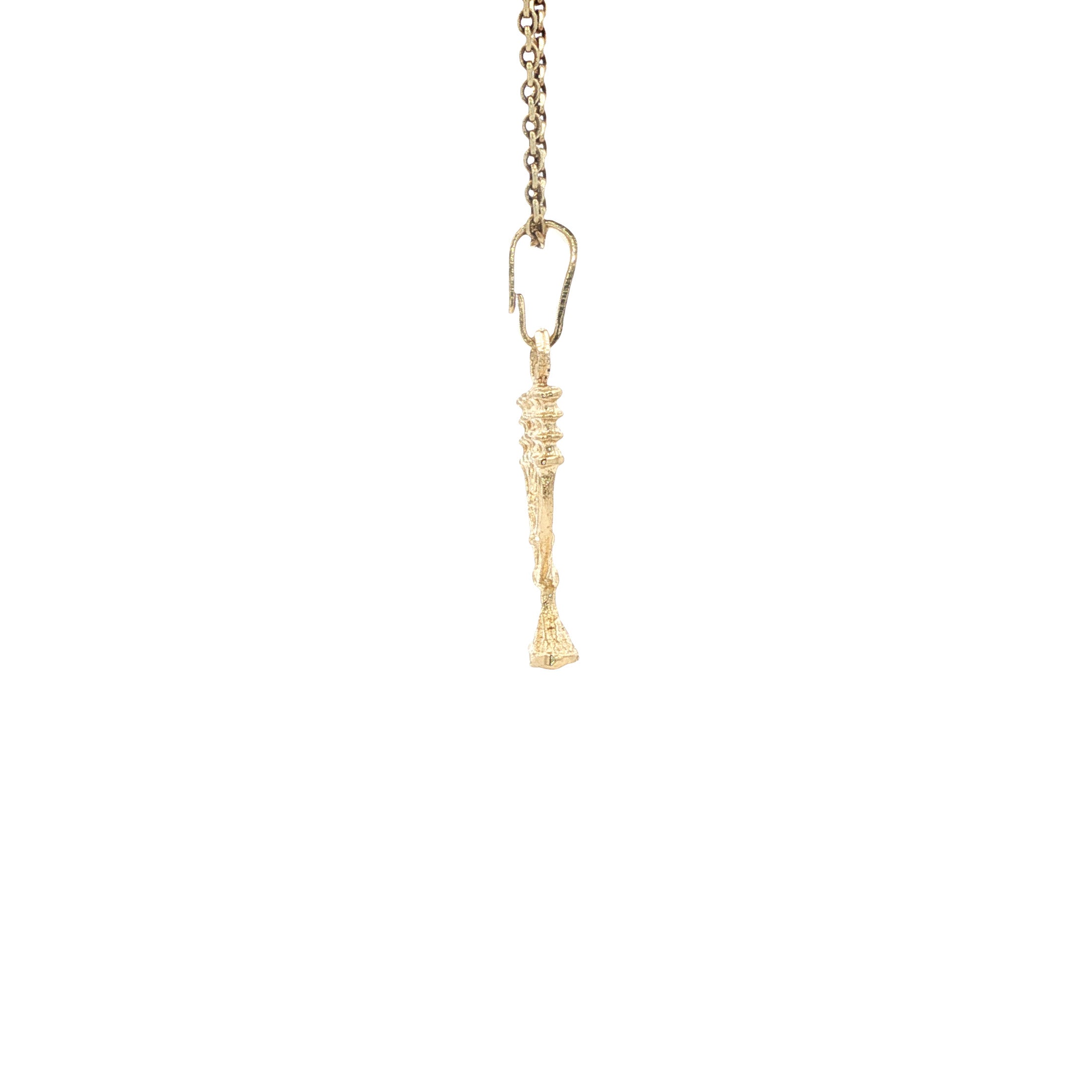 Gouden Menora hanger 14 kt