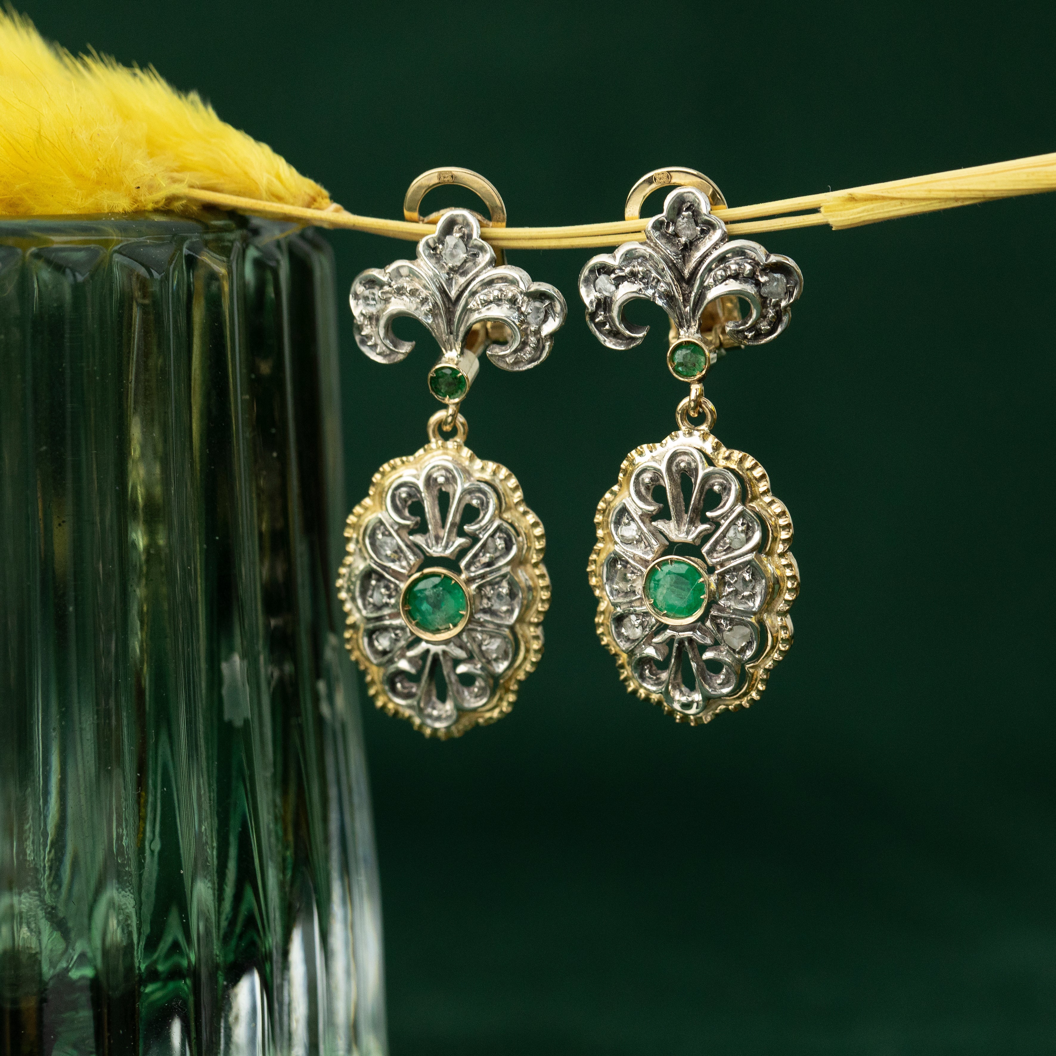 Gouden oorbellen 18 karaat