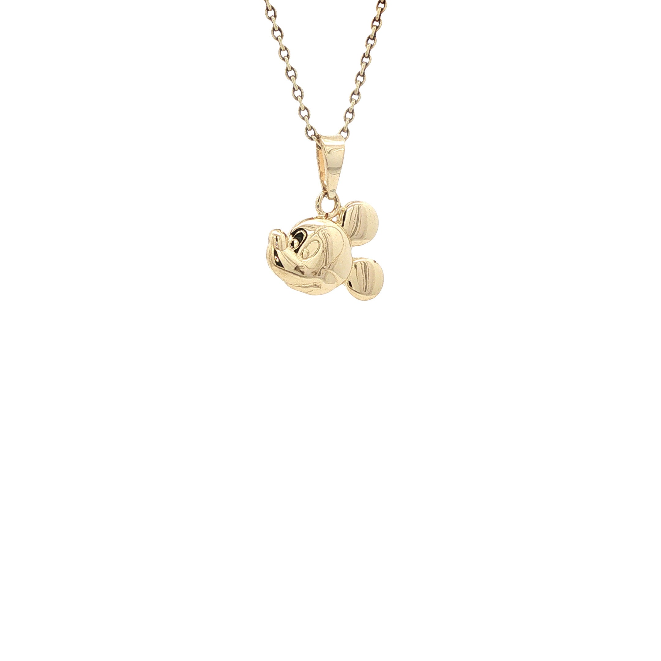 Gouden vintage Mickey Mouse hanger 14 kt