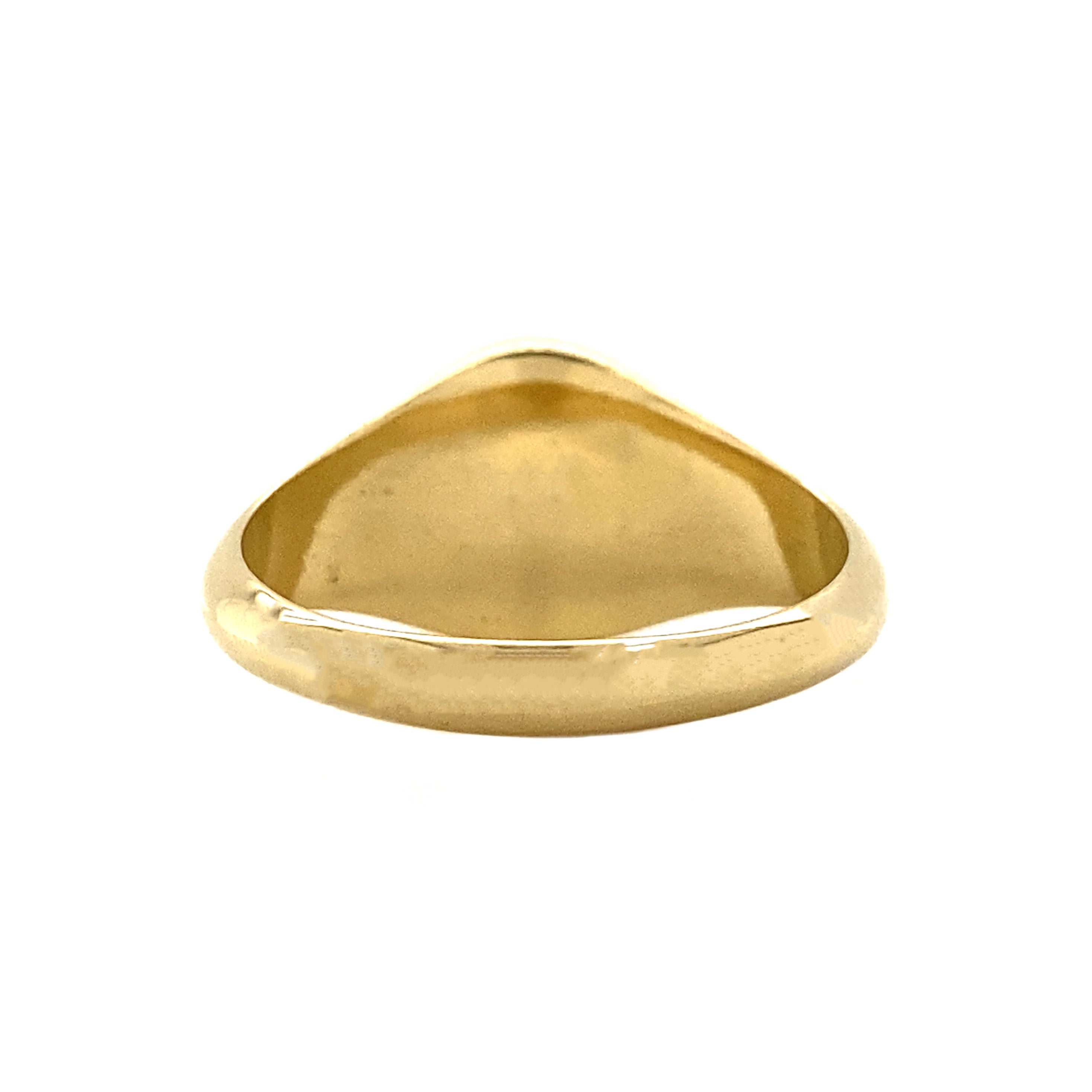 Twiggy ring xs 14 kt - Tiger Eye